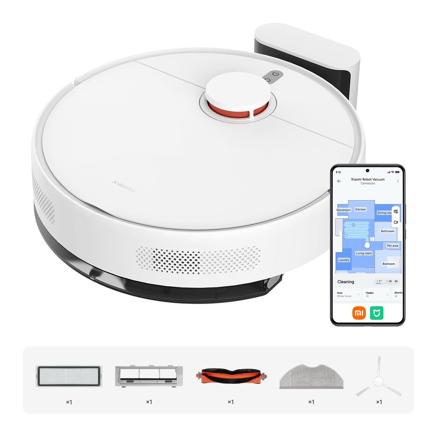 Xiaomi Robot Vacuum 2-in-1 con 5000 Pa, soluzione concreta per pavimenti duri e tappeti a pelo corto ora in forte evidenza su Amazon