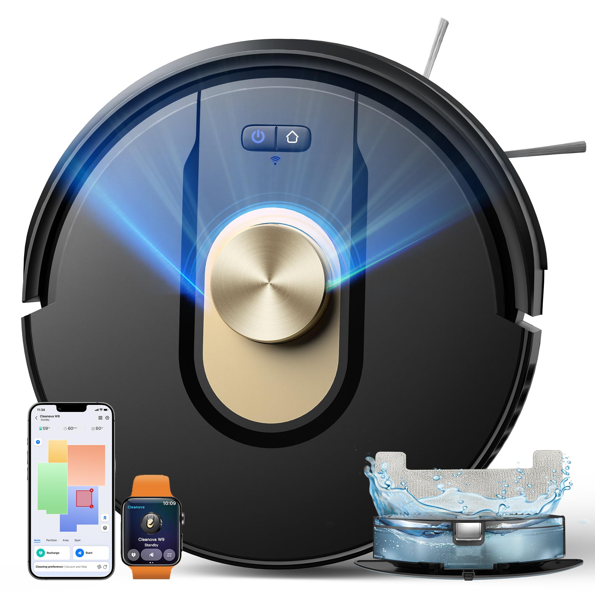 Vexilar W9 robot aspirapolvere lavapavimenti potente e silenzioso, proposta smart per chi vuole più pulizia al minor sforzo su Amazon