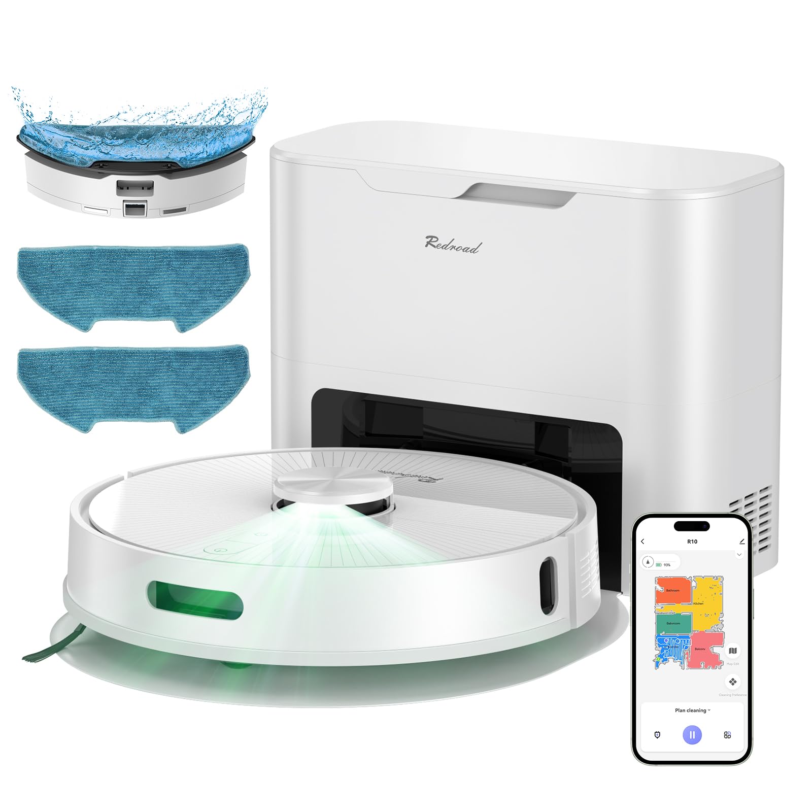 R10 robot aspirapolvere lavapavimenti con svuotamento automatico, occasione su Amazon per chi vuole tutto-in-uno