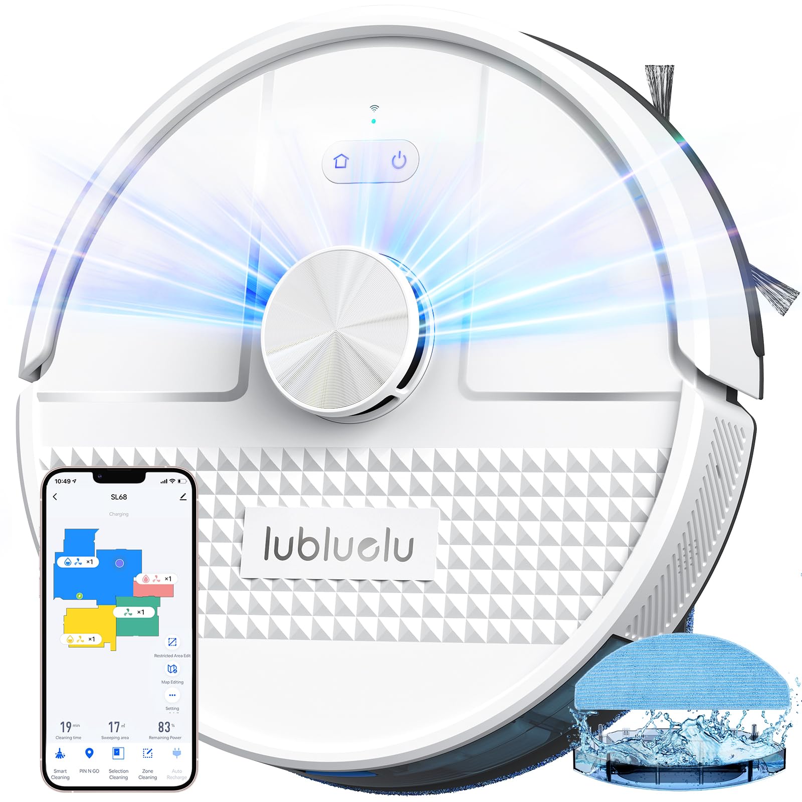 Lubluelu SL68W robot aspirapolvere lavapavimenti 3 in 1, scelta versatile ora a prezzo ridotto su Amazon