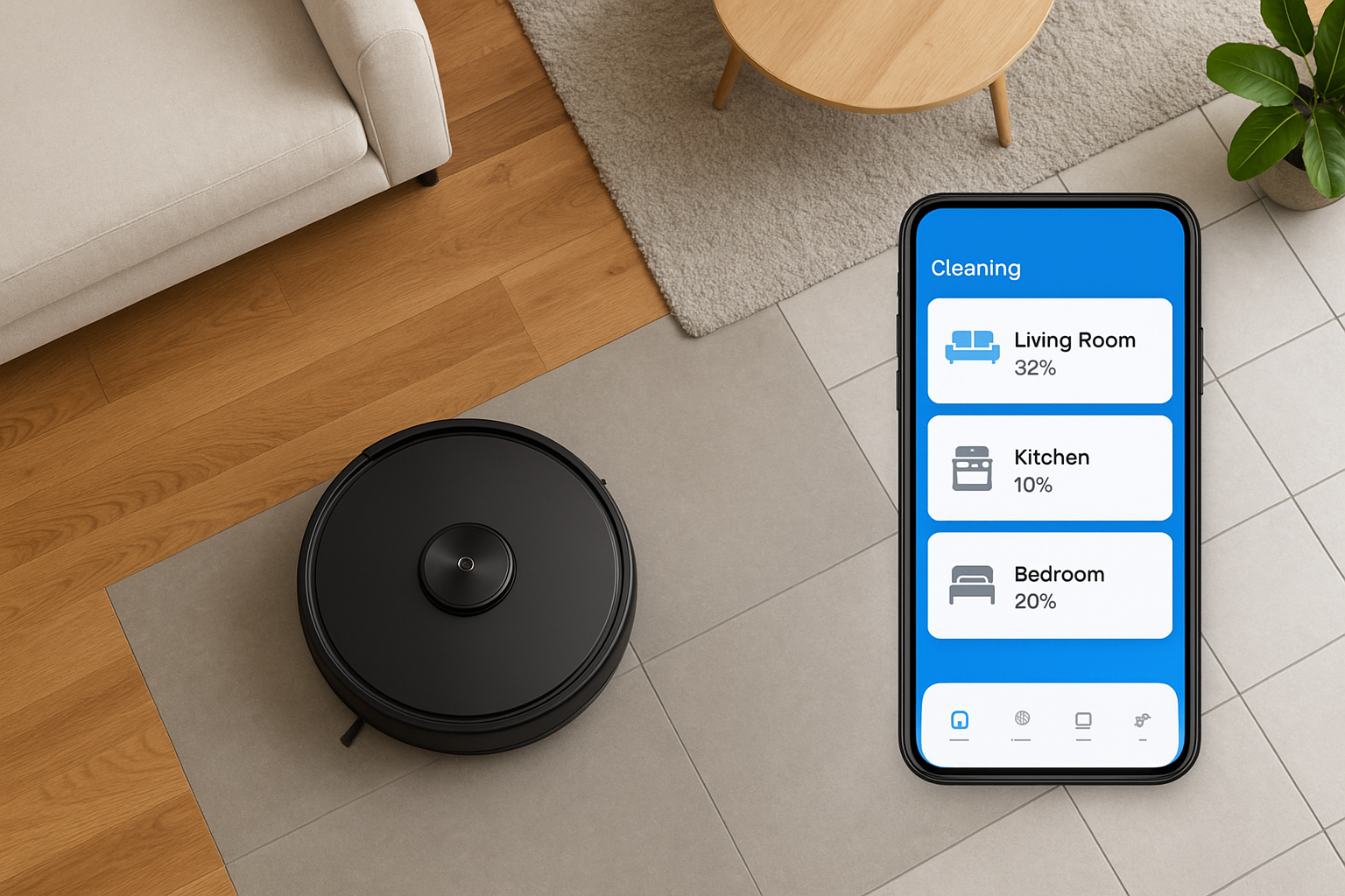 Come impostare le modalità di aspirazione e lavaggio in base ai diversi tipi di pavimento