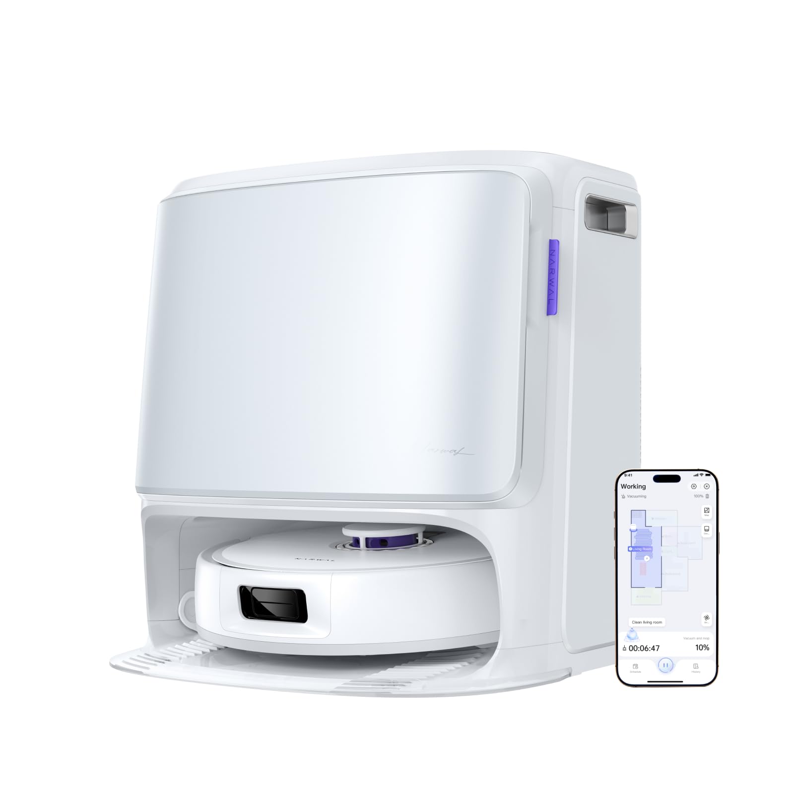 Narwal Freo Z10 robot aspirapolvere lavapavimenti con autosvuotamento, occasione interessante per chi ha molti peli di animali su Amazon