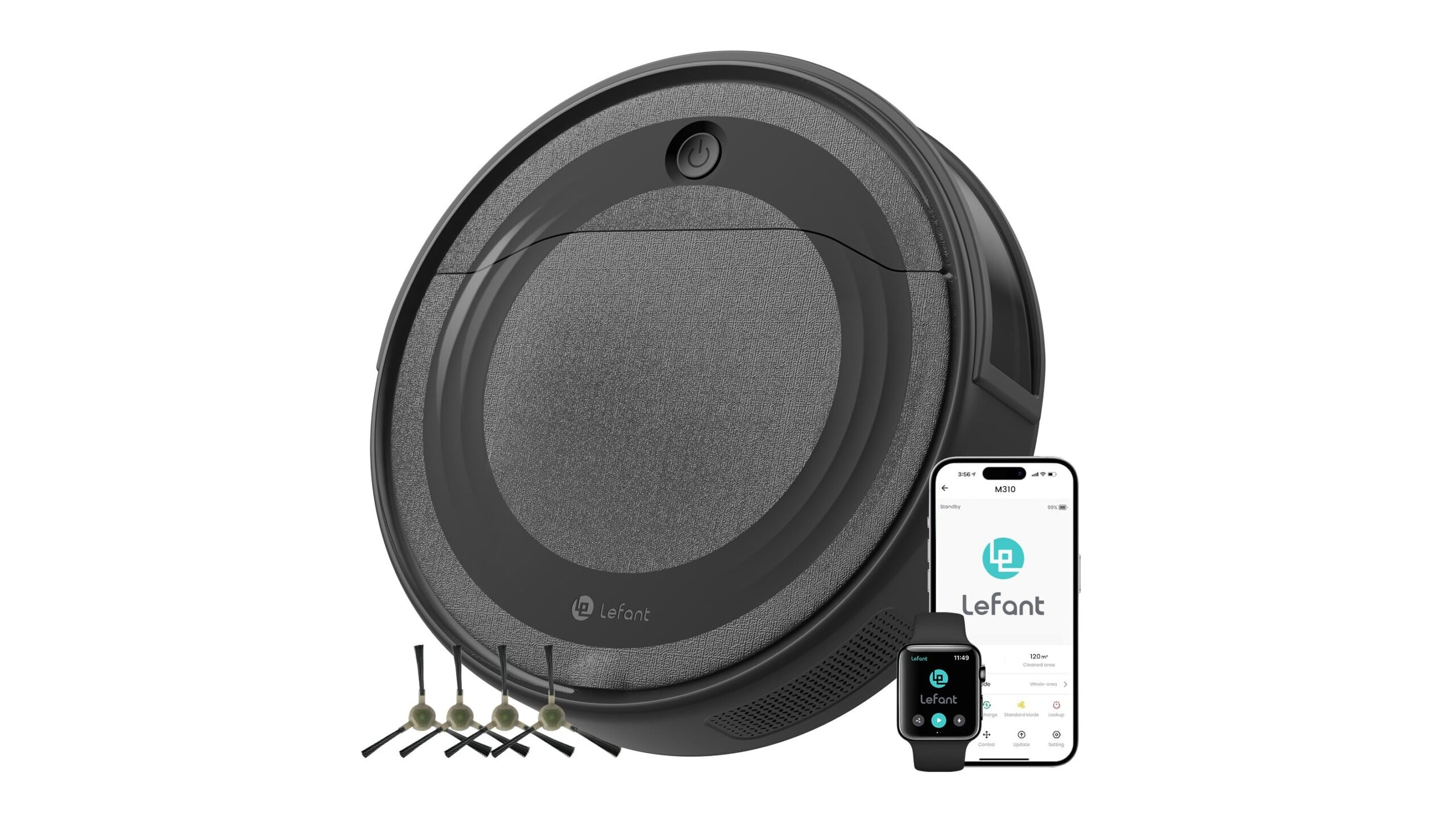 Lefant M310, robot aspirapolvere ultra sottile in offerta Amazon per chi ha molti mobili bassi