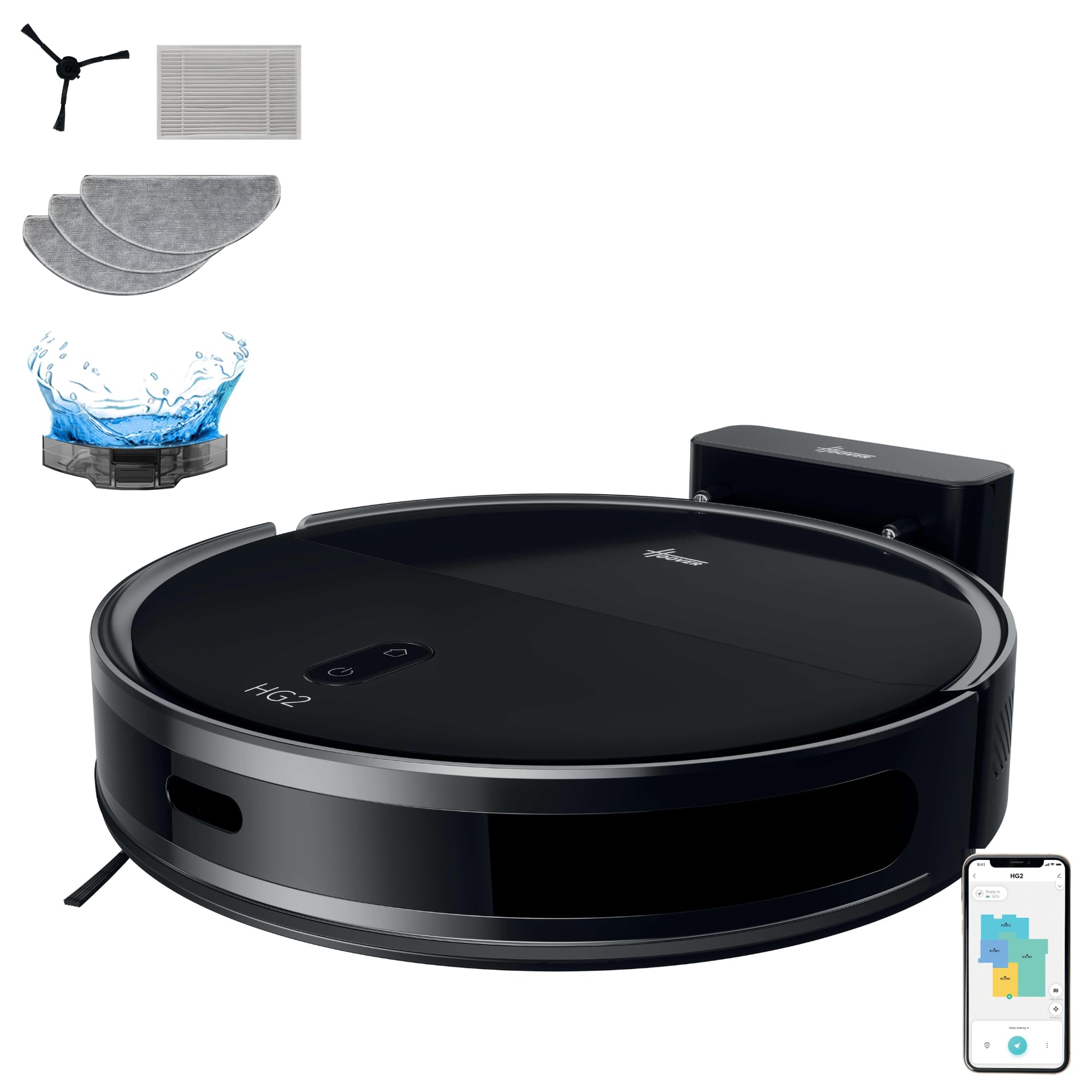 Hoover HG2, robot aspirapolvere e lavapavimenti ultrasottile con navigazione laser a prezzo aggressivo