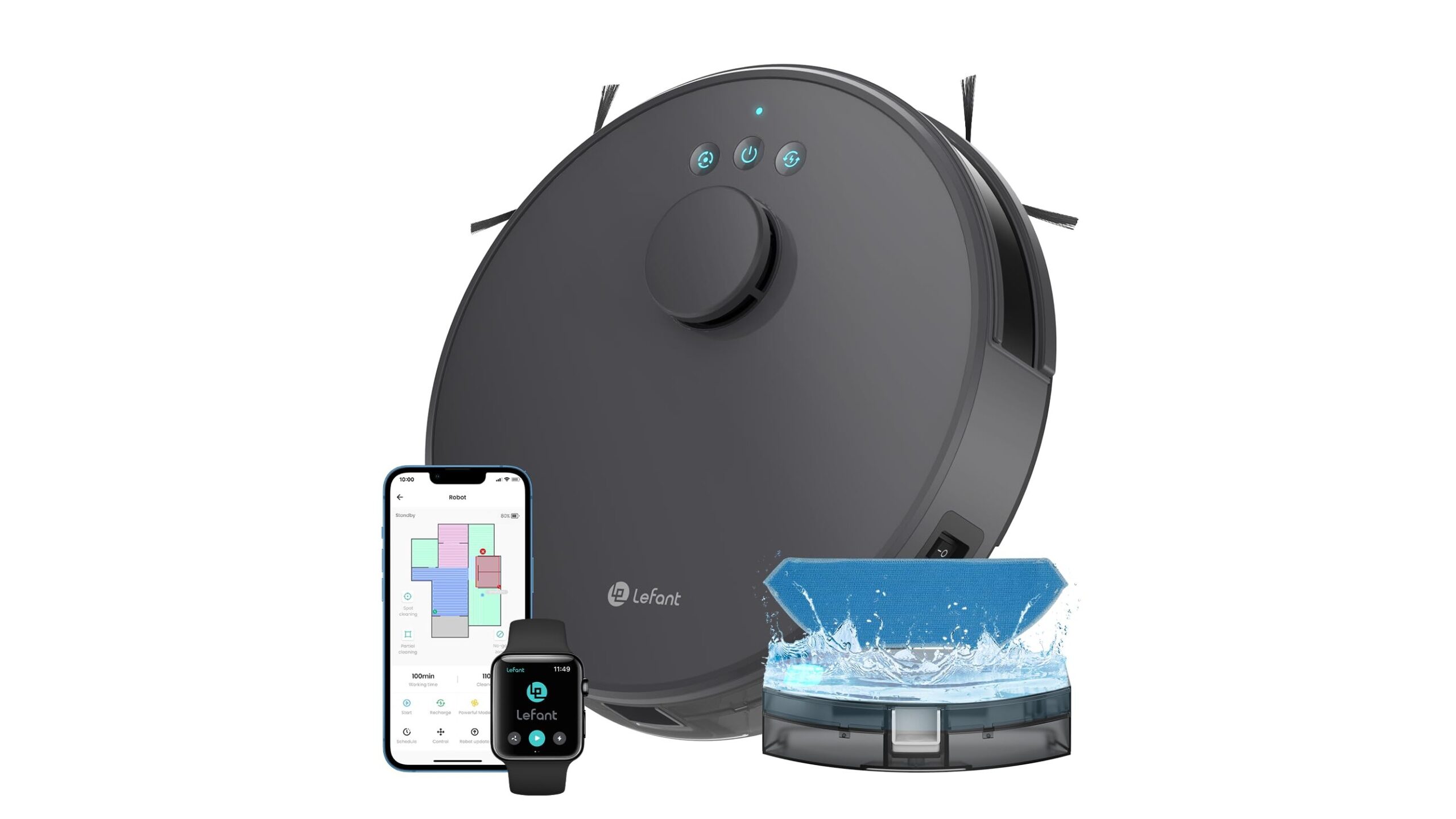 LEFANT M1, robot aspirapolvere lavapavimenti con mappatura laser in super offerta per chi vuole spendere il giusto