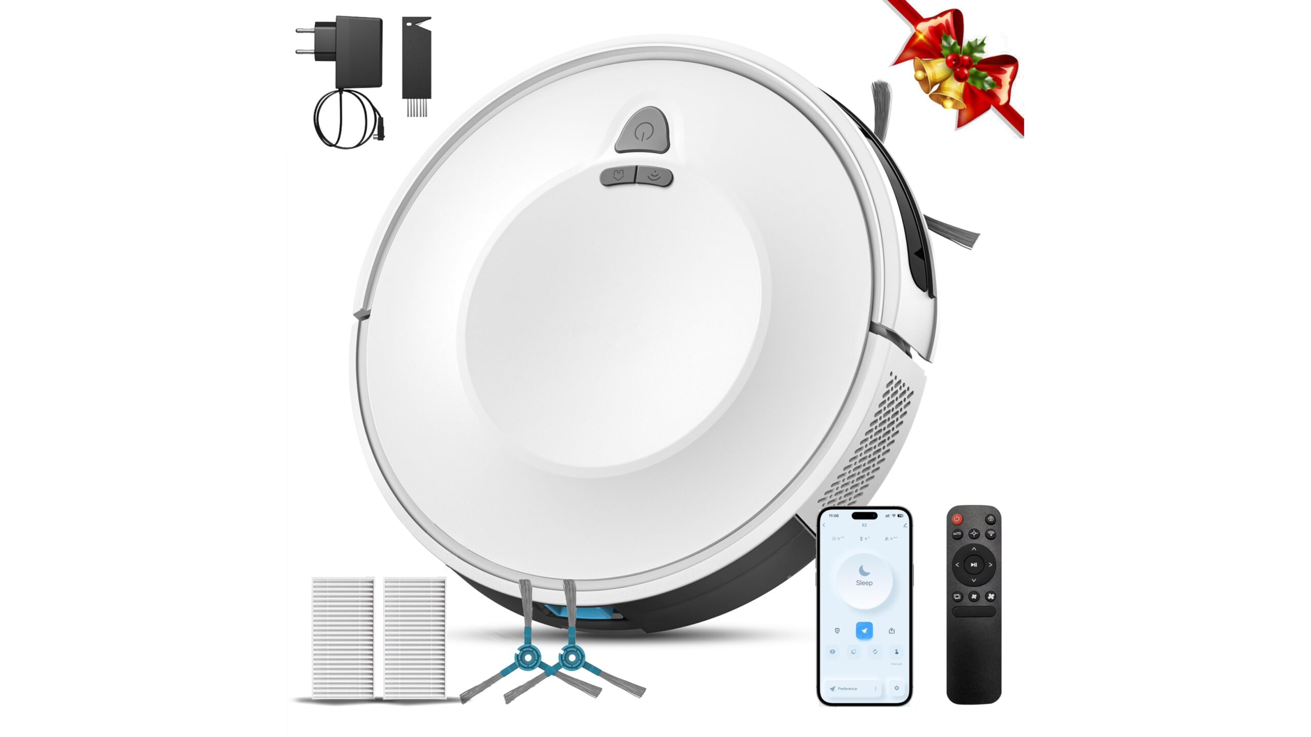 Vozascly 10000 Pa con mappatura, robot ad alta potenza per peli di animali in super offerta