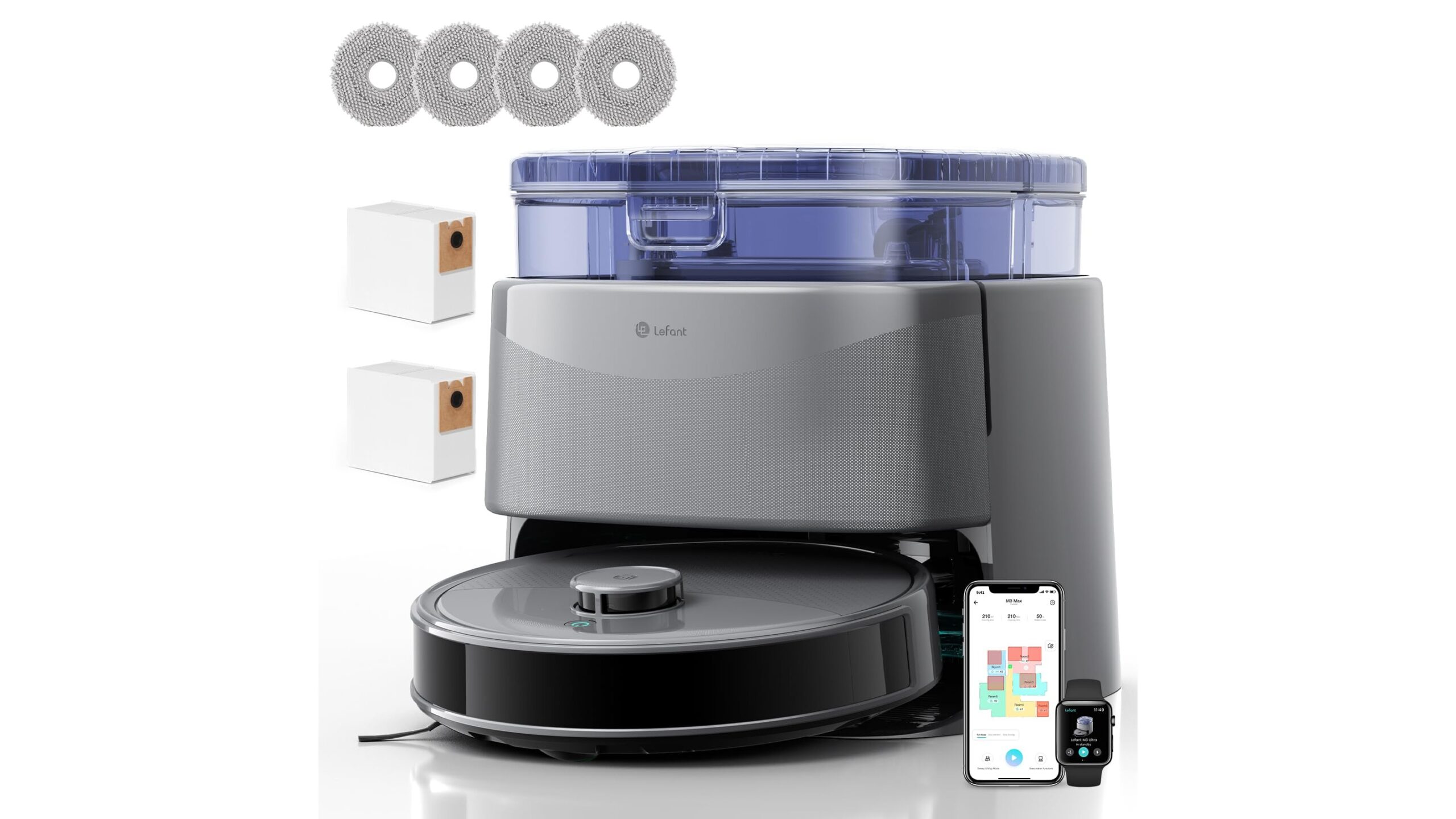 Lefant M3 Ultra in offerta su Amazon, robot con stazione avanzata a un prezzo sorprendente