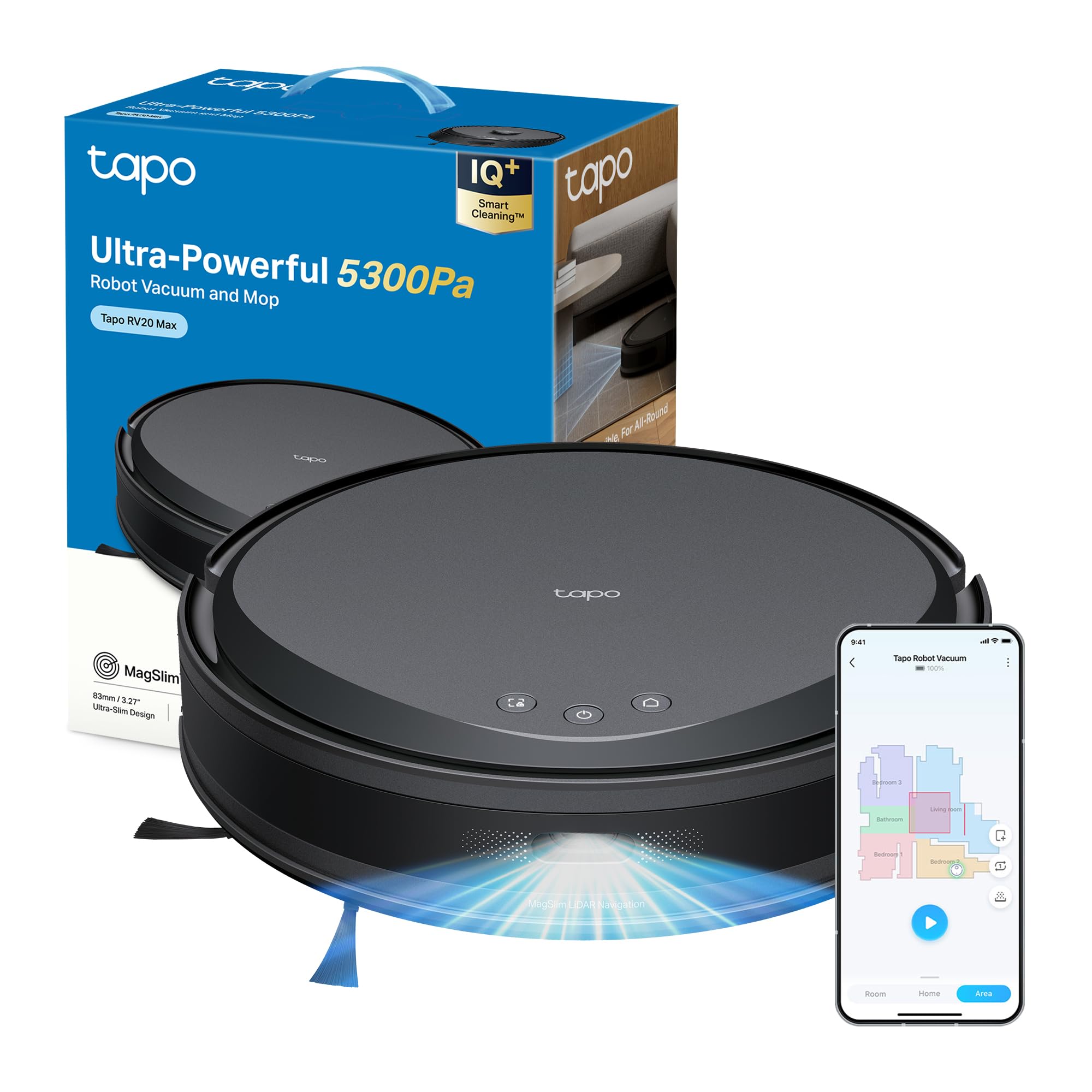 Tapo RV20 MAX robot aspirapolvere lavapavimenti con mappatura, ottimo prezzo su Amazon