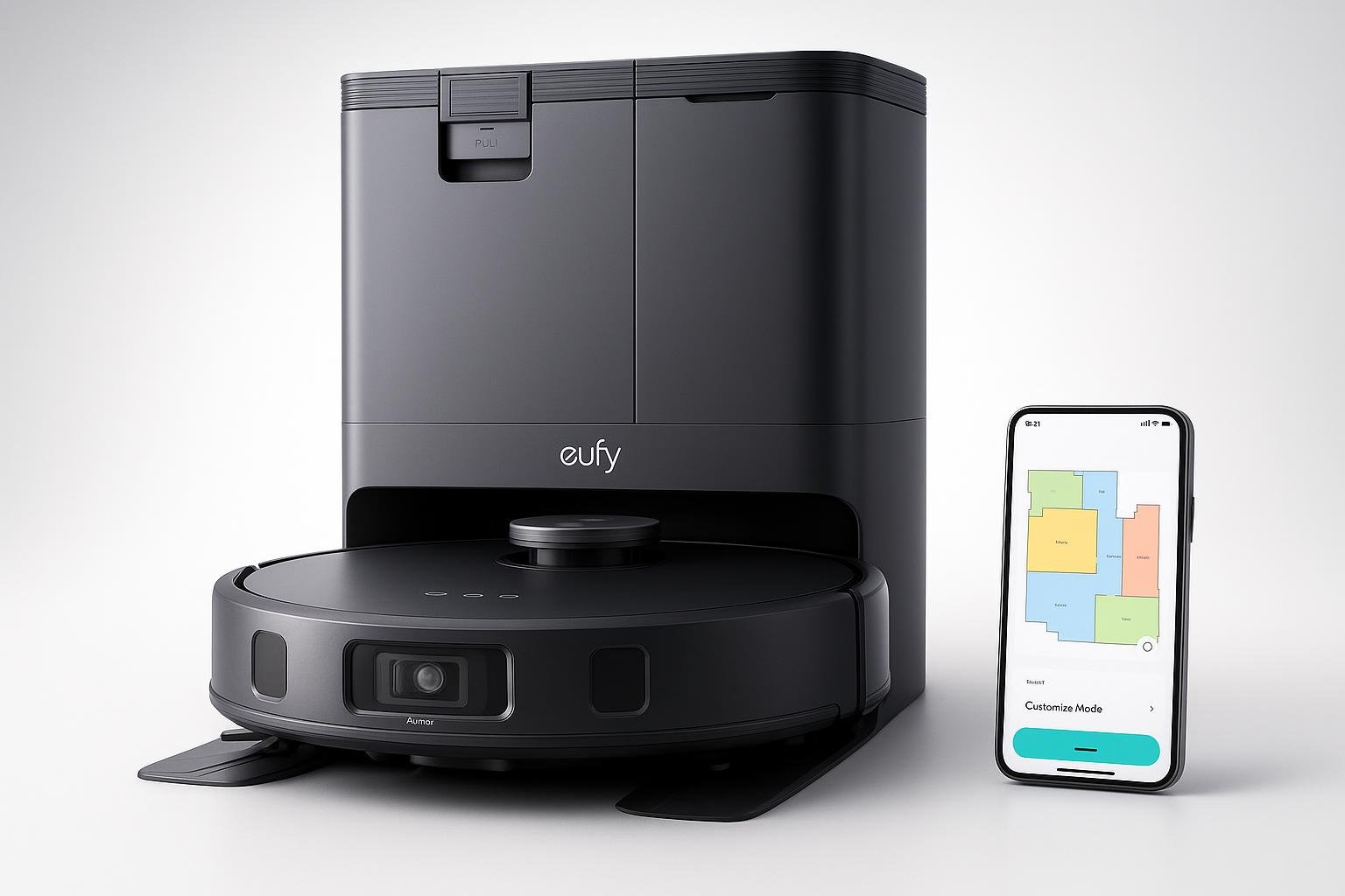 eufy X10 Pro Omni, robot aspirapolvere lavapavimenti premium con stazione automatica ora a prezzo ribassato