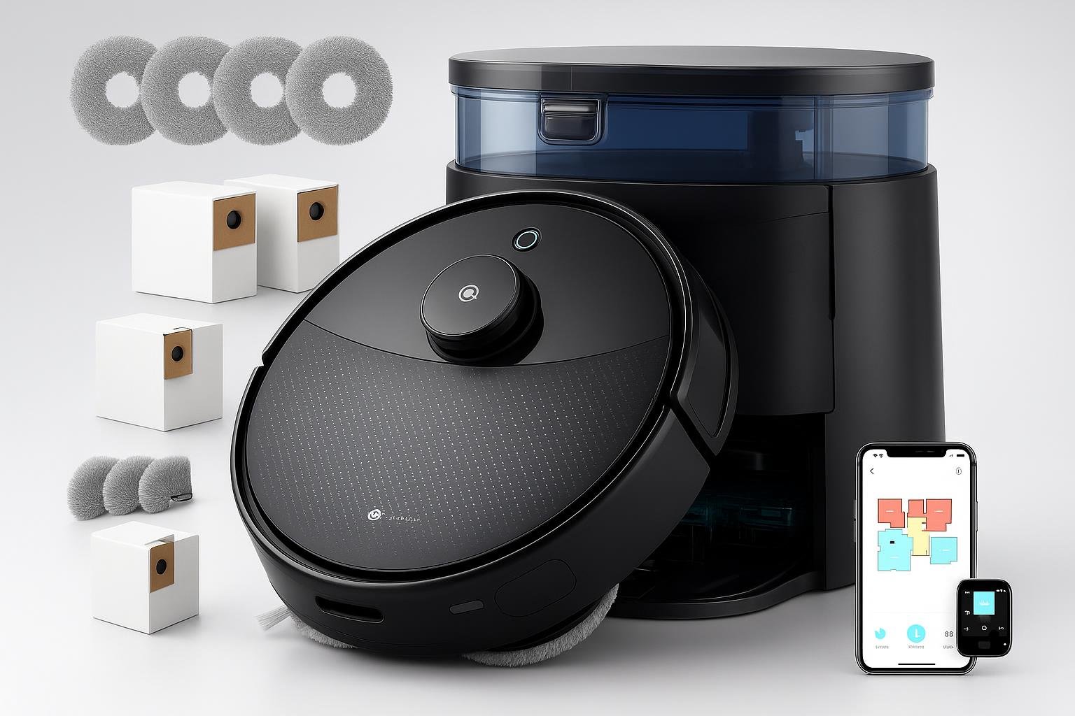 Lefant M3Max, robot aspirapolvere lavapavimenti con autosvuotamento in offerta su Amazon