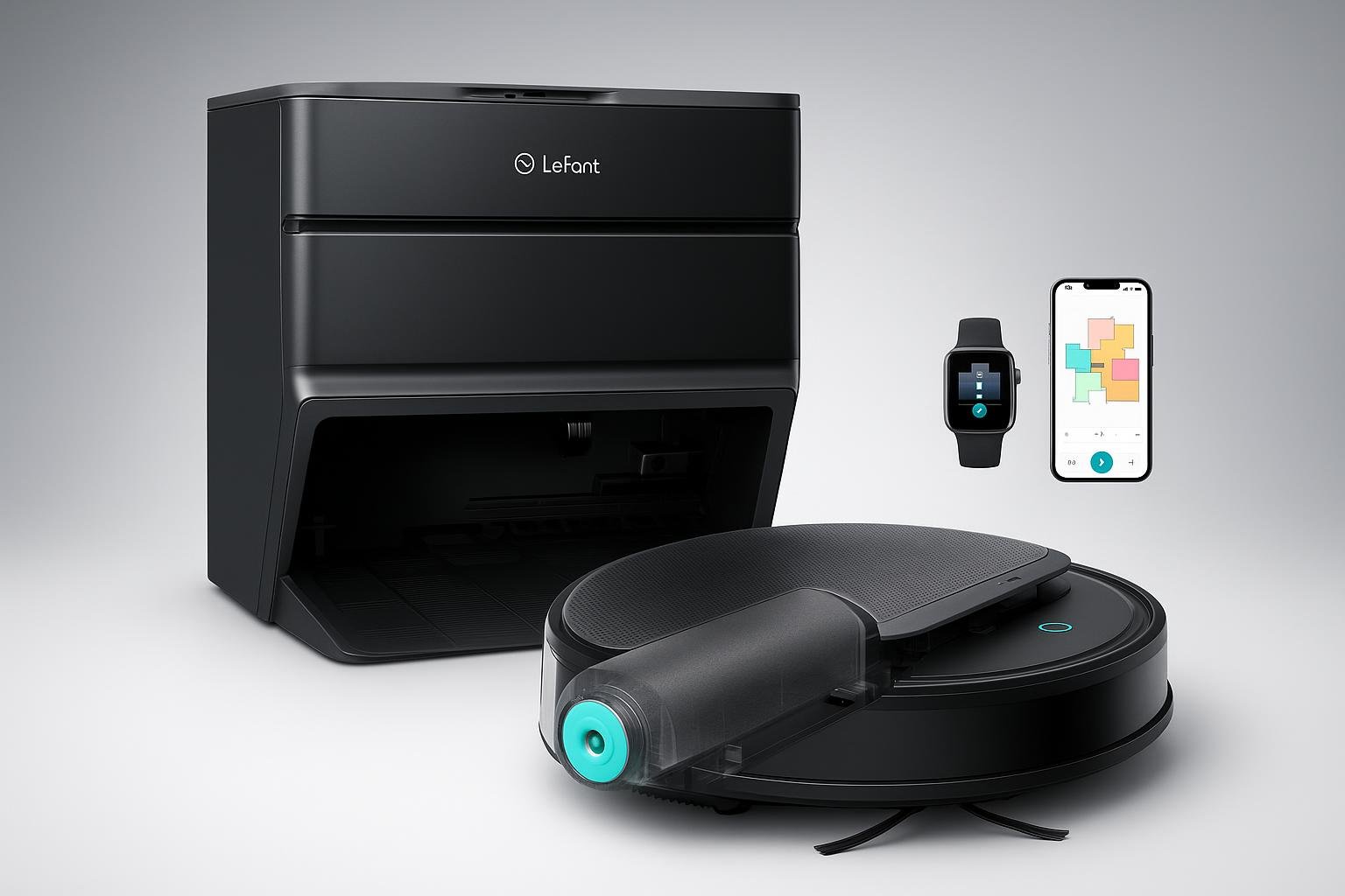 Lefant M5 Pro, robot aspirapolvere lavapavimenti con stazione autopulente a prezzo super su Amazon