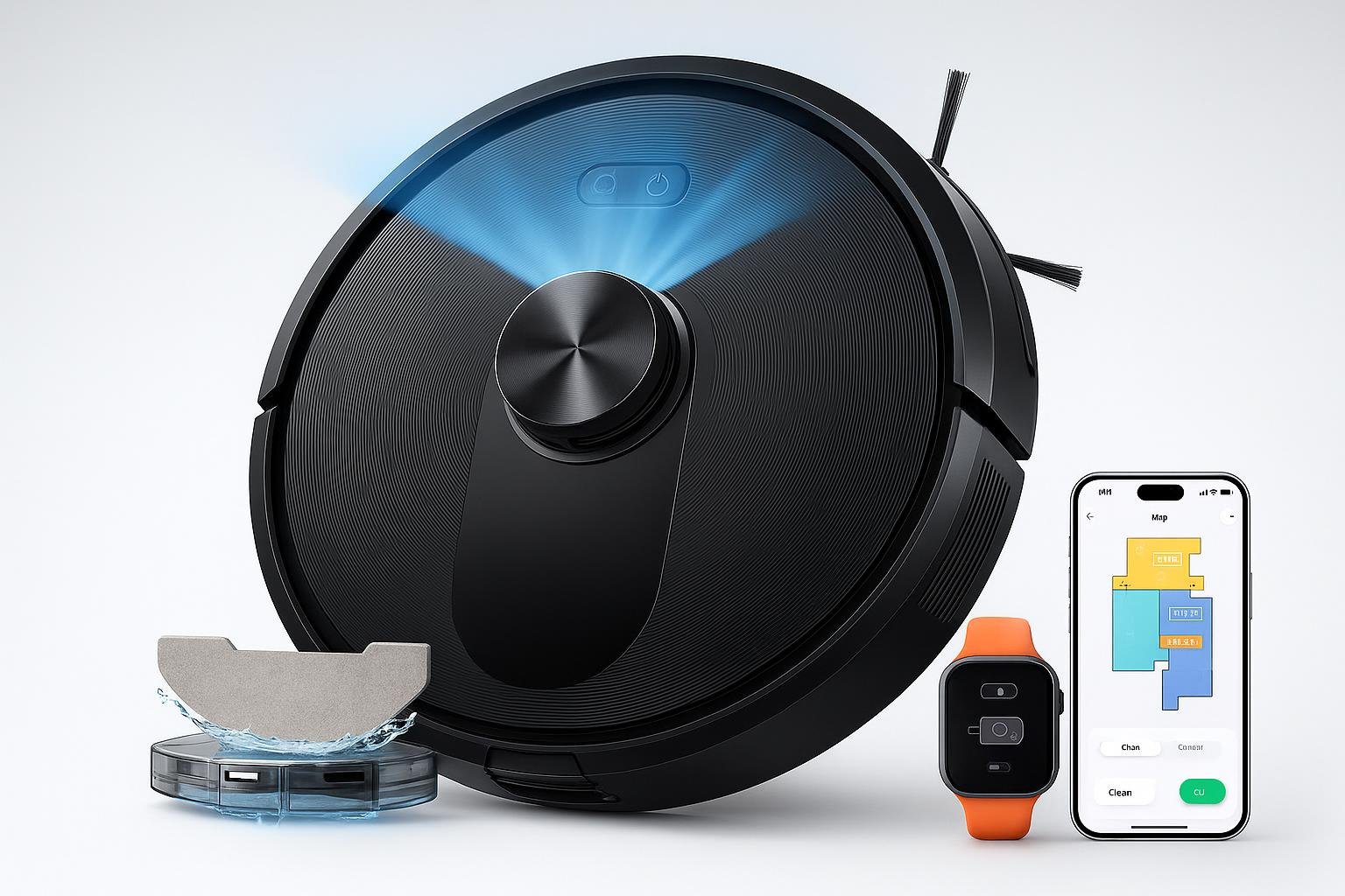 Come usare il robot aspirapolvere lavapavimenti in sicurezza se hai bambini piccoli che gattonano