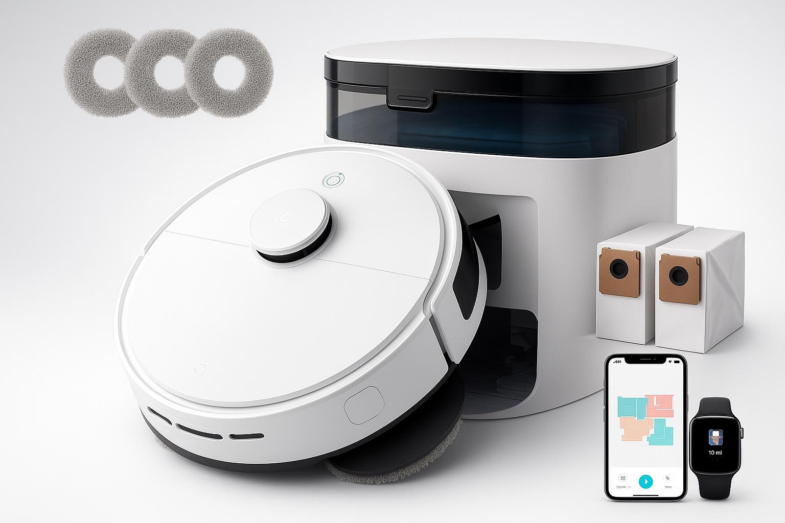 Lefant M3 in offerta su Amazon, robot aspirapolvere lavapavimenti completo con stazione automatica