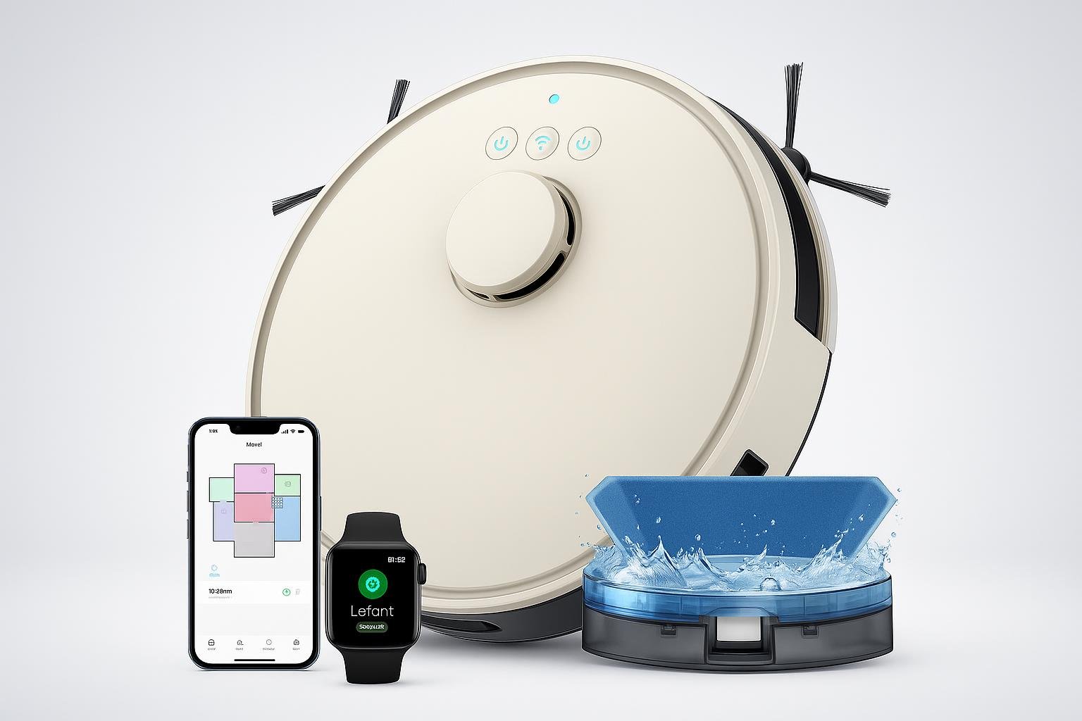 Lefant M1, robot aspirapolvere lavapavimenti compatto in super promo su Amazon