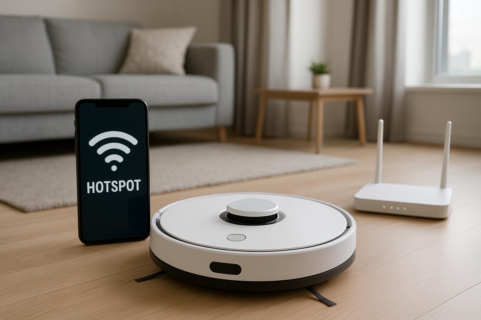 Come usare il robot aspirapolvere lavapavimenti con più reti Wi‑Fi (casa, hotspot, seconda abitazione) senza rifare tutta la configurazione