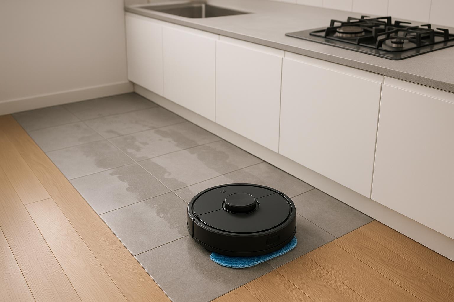 Come usare il robot aspirapolvere lavapavimenti in sicurezza in bagno e in cucina senza danneggiare il pavimento