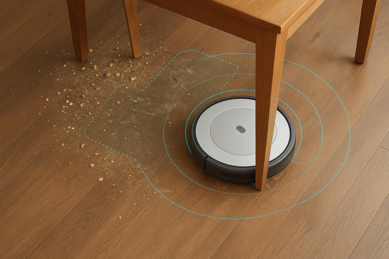 Come usare il sensore di rilevamento sporco del robot aspirapolvere per pulire meglio le zone critiche