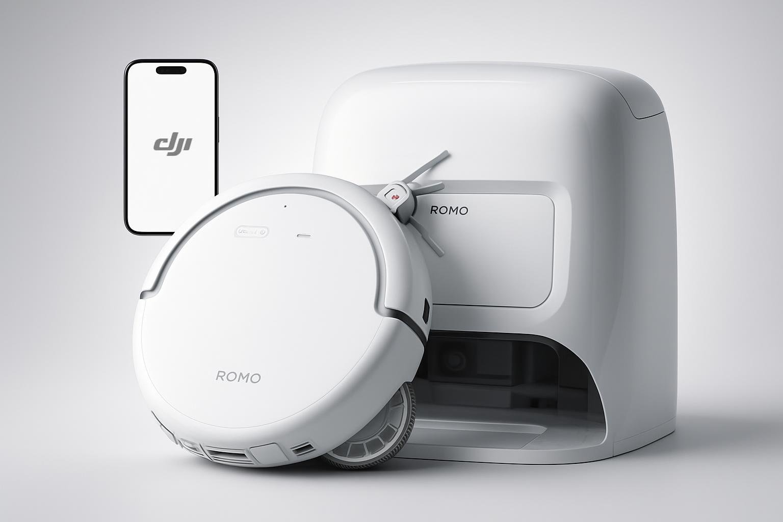 DJI ROMO S, robot aspirapolvere con rilevamento ostacoli avanzato in promozione su Amazon