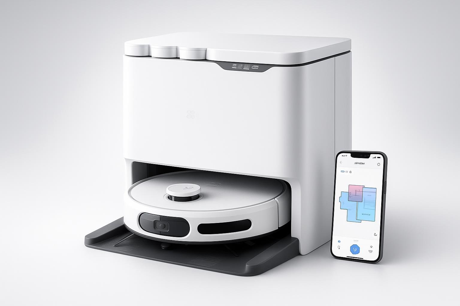 Ezviz RS20 Max, stazione tutto-in-uno in offerta per chi vuole svuotamento e lavaggio quasi totalmente automatici
