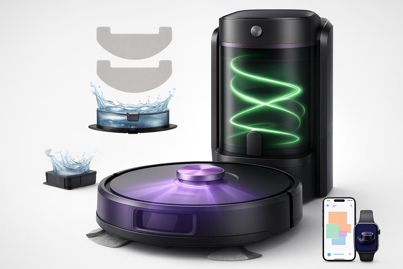 Robot aspirapolvere lavapavimenti per pavimenti in laminato: come evitare righe e aloni