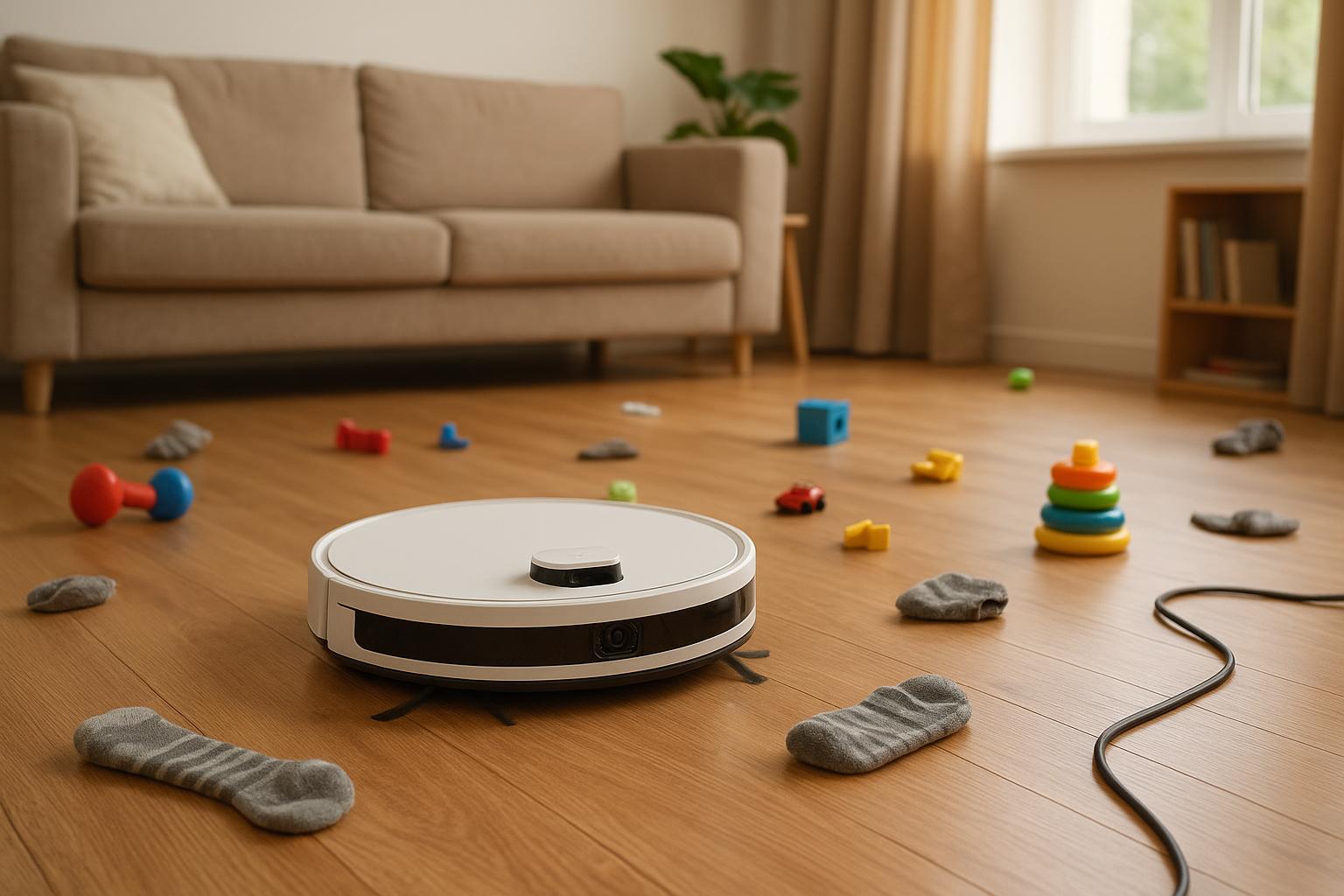 Migliori marche di robot aspirapolvere lavapavimenti per chi ha molti ostacoli bassi: calzini, giochi e cavi sempre in giro