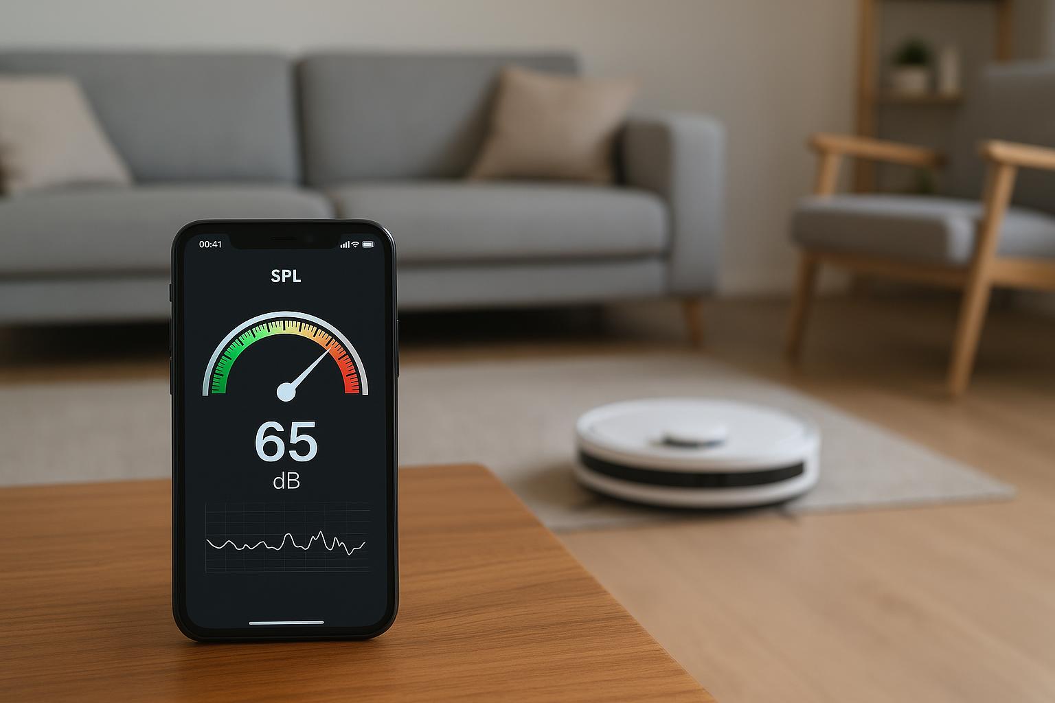 Come misurare davvero il rumore del tuo robot aspirapolvere lavapavimenti con lo smartphone