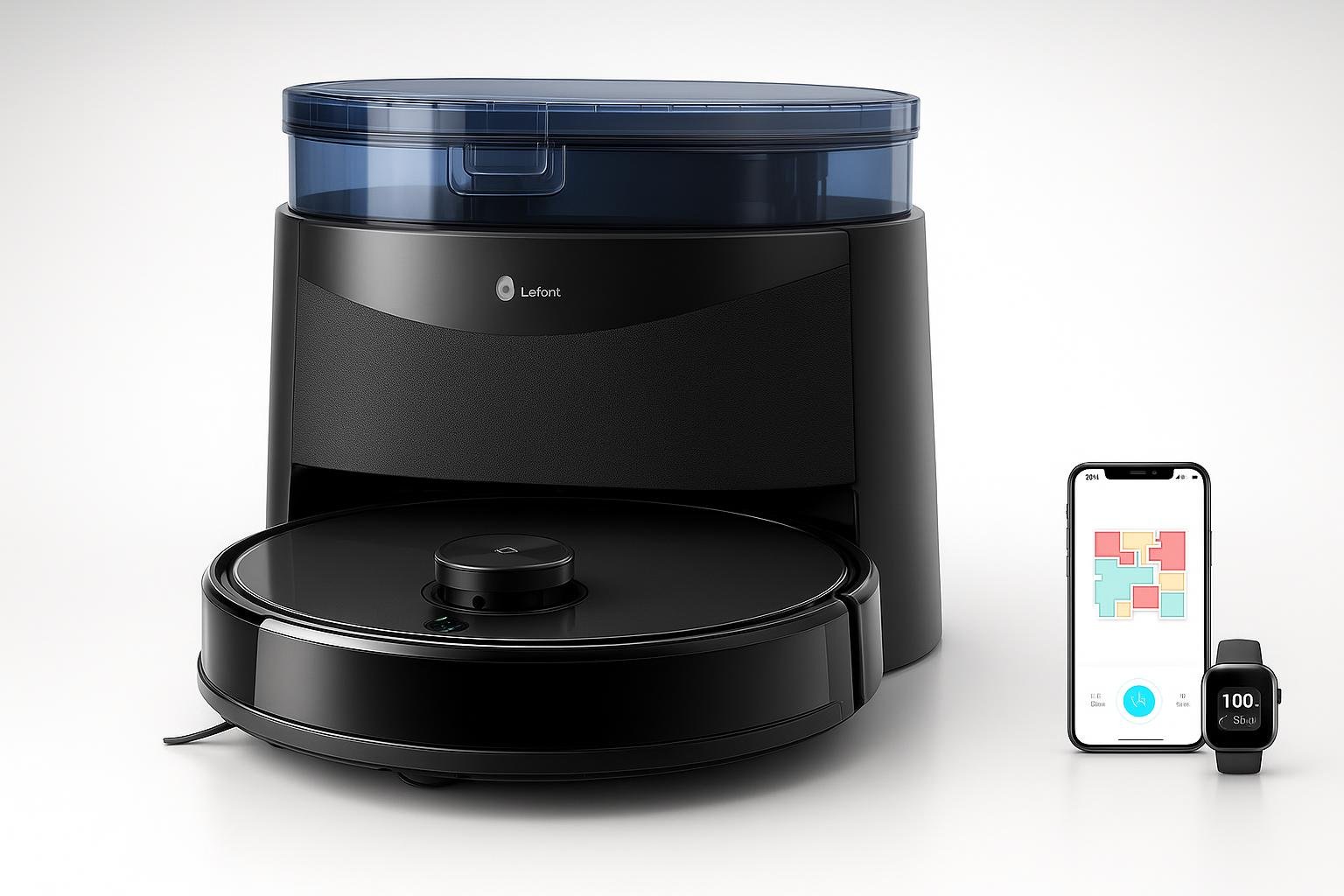 Lefant M3Max, robot aspirapolvere lavapavimenti completo in offerta su Amazon