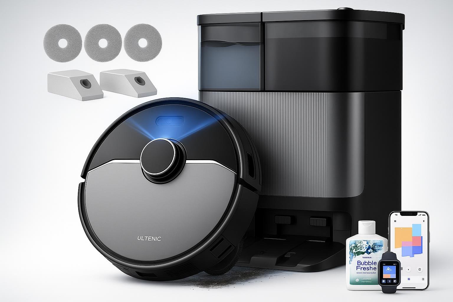 Ultenic MX50, robot con base all-in-one e grande potenza in offerta su Amazon