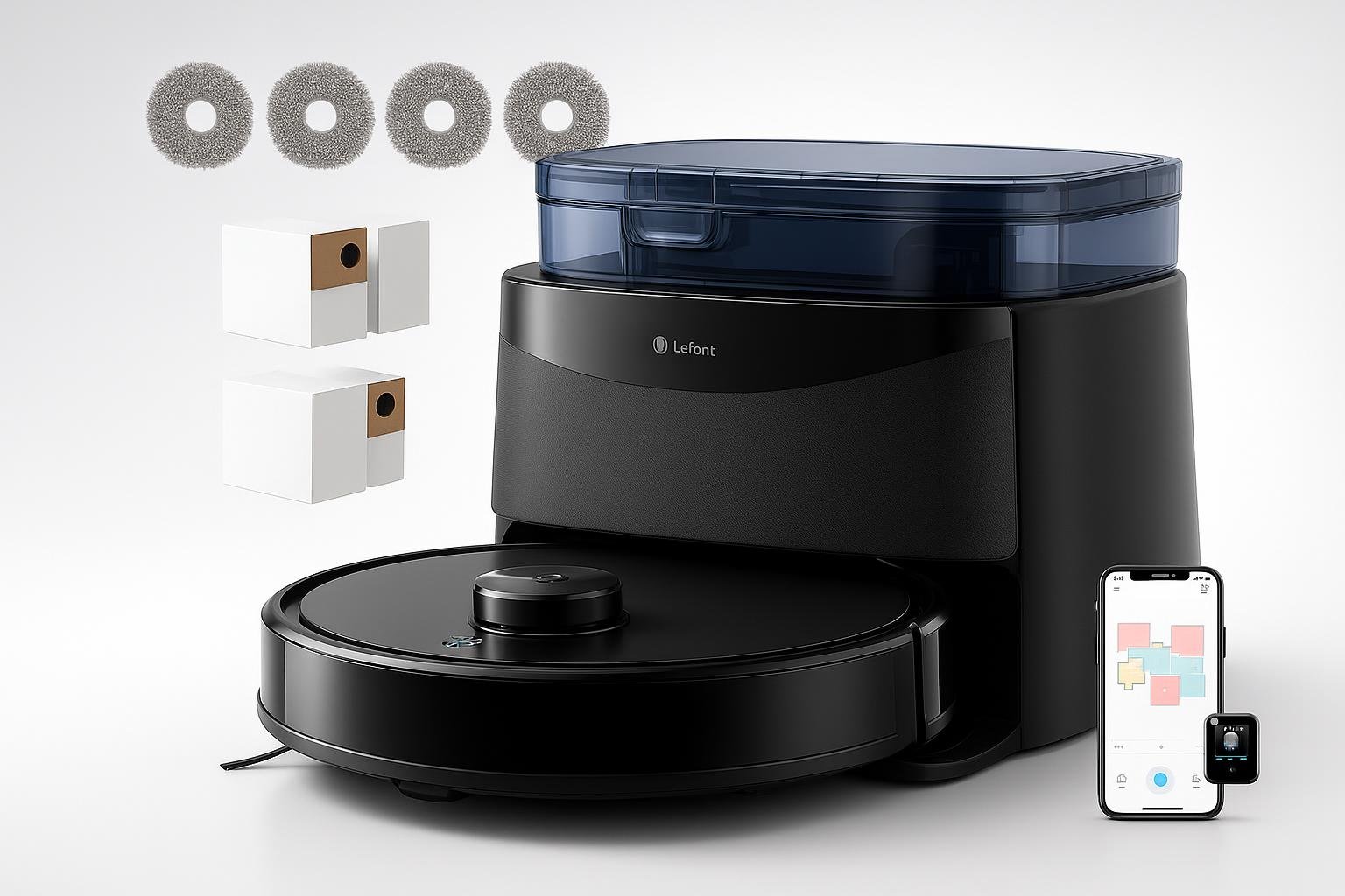 Lefant M3Max, robot aspirapolvere lavapavimenti con stazione all-in-one in forte sconto su Amazon