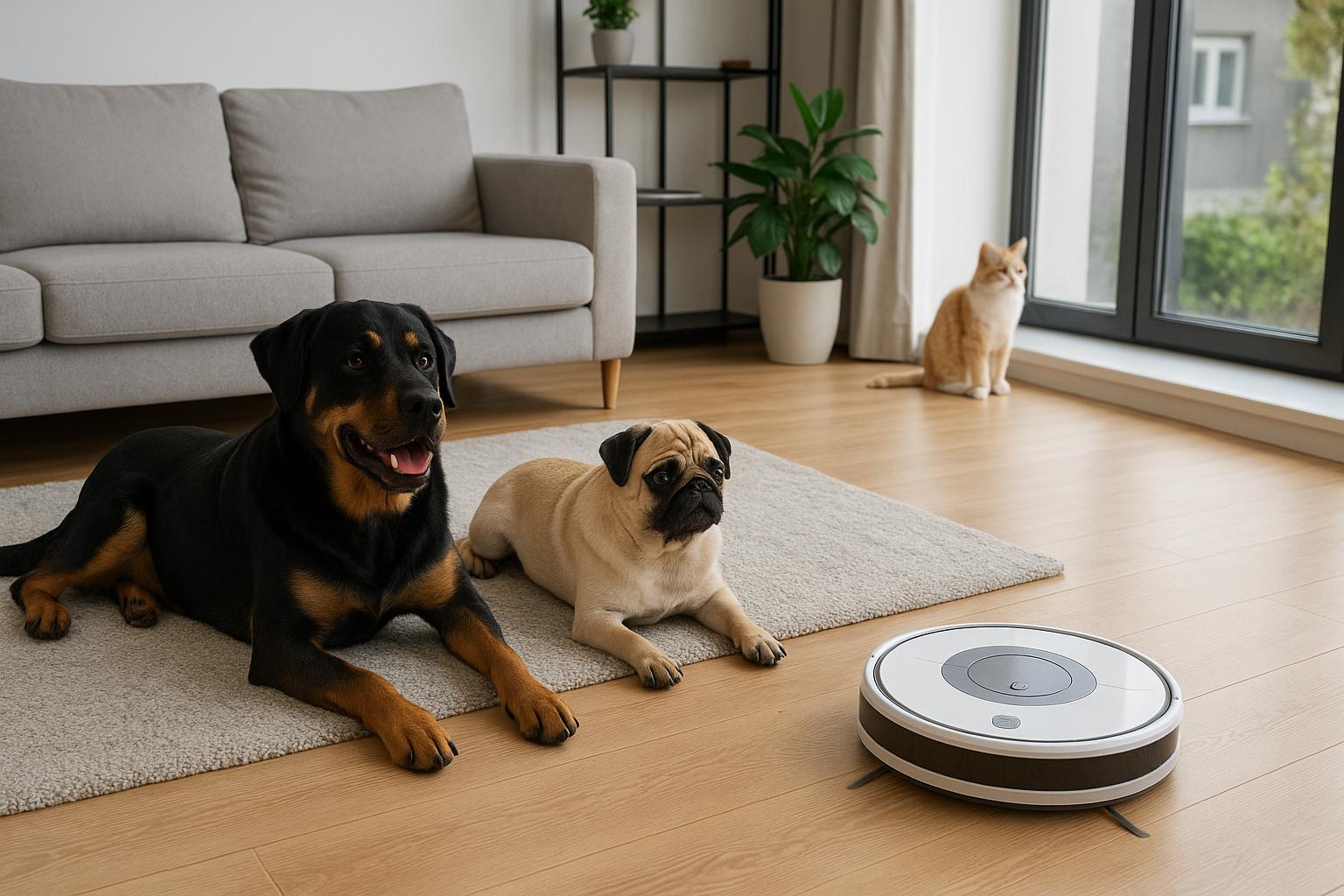 Robot aspirapolvere lavapavimenti per chi fa spesso pet sitting: come scegliere se in casa arrivano animali diversi