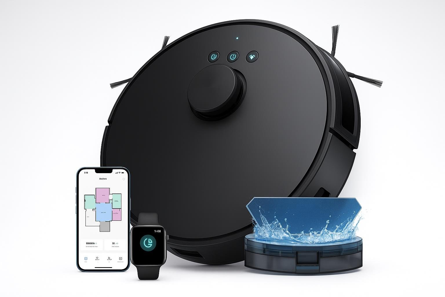 Lefant M1, robot aspirapolvere lavapavimenti compatto su Amazon a prezzo molto interessante