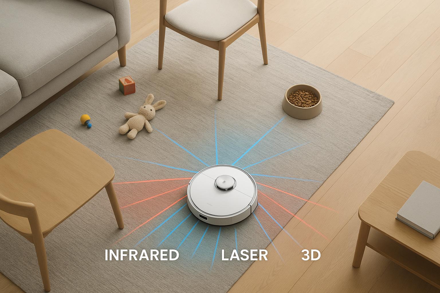 Sensori e sistemi anticollisione nei robot aspirapolvere lavapavimenti: quali sono e come influenzano la scelta