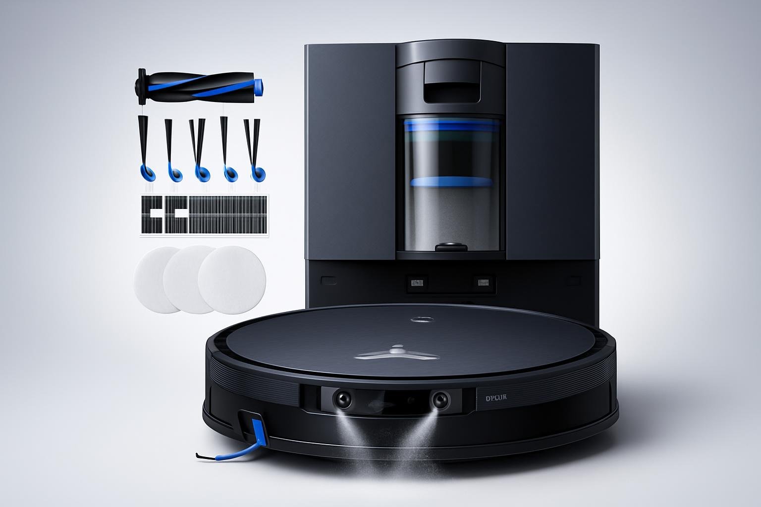 ECOVACS X12 OMNICYCLONE Care Complete, robot aspirapolvere lavapavimenti top di gamma in offerta su Amazon