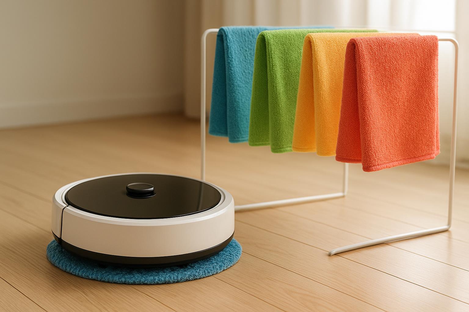 Come lavare e conservare i panni del robot lavapavimenti per mantenerli efficaci più a lungo