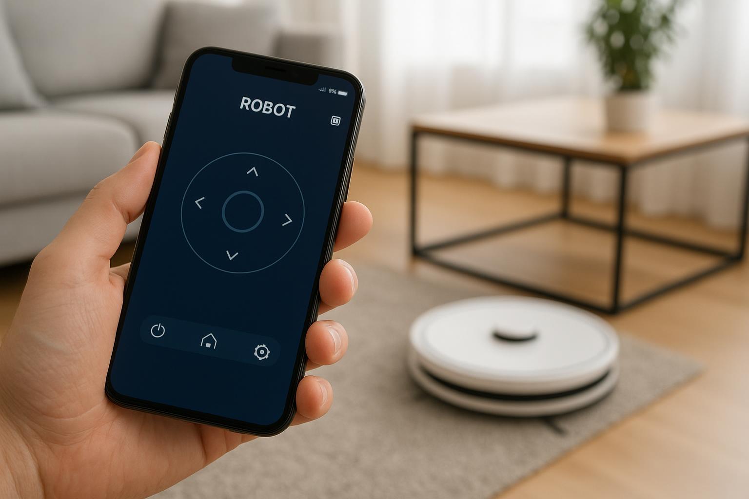 Come usare il controllo manuale dall’app del robot aspirapolvere lavapavimenti senza fare danni