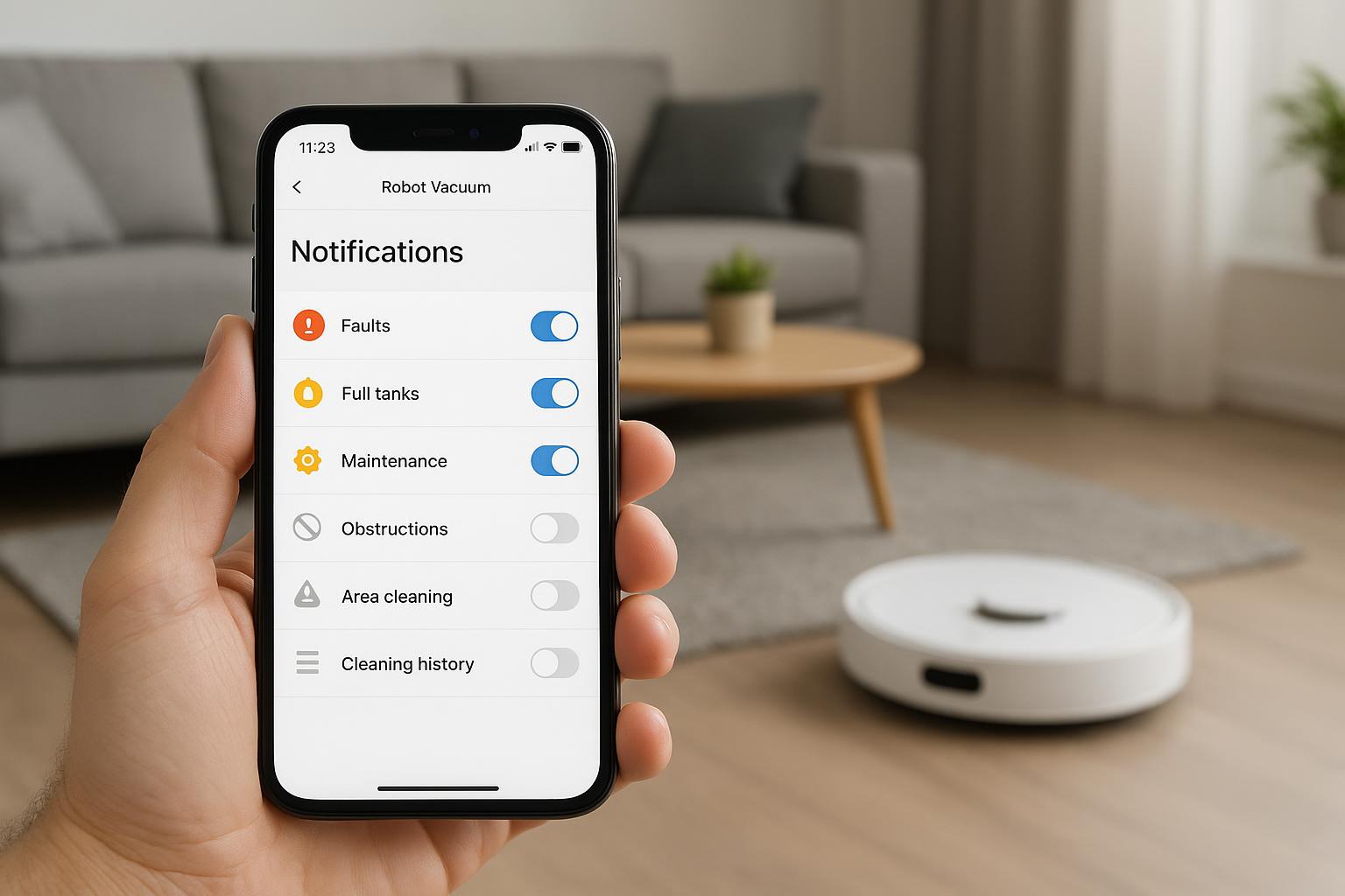 Come impostare le notifiche davvero utili del robot aspirapolvere lavapavimenti senza essere sommerso dagli avvisi