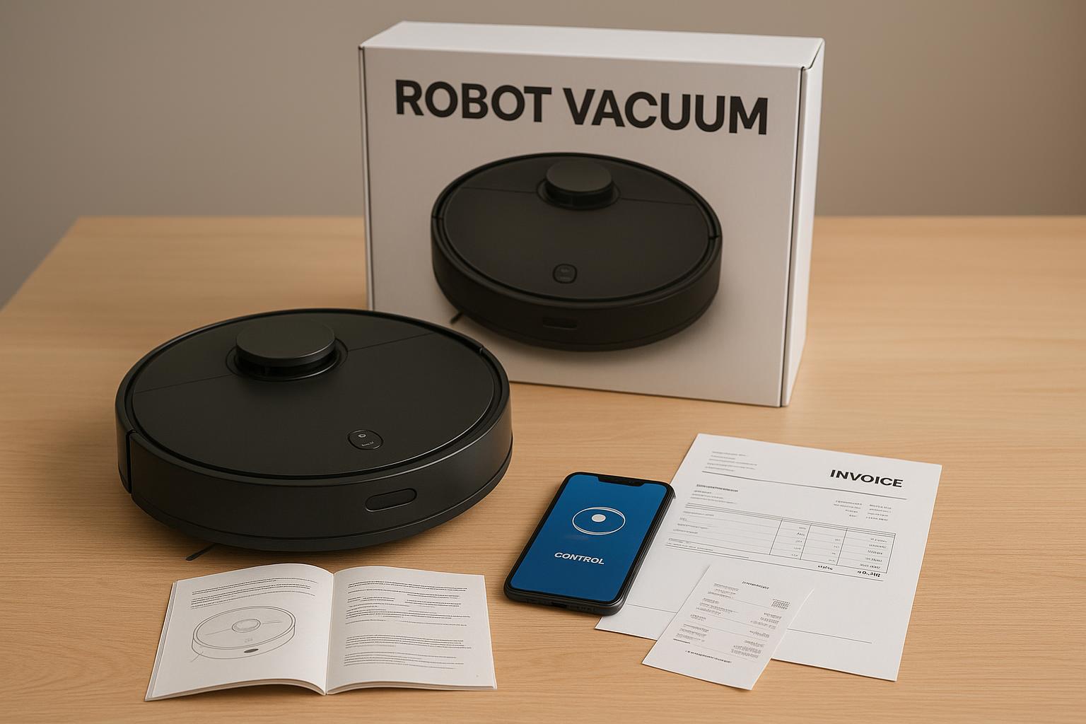 Come registrare la garanzia del robot aspirapolvere lavapavimenti e conservare le prove d’acquisto