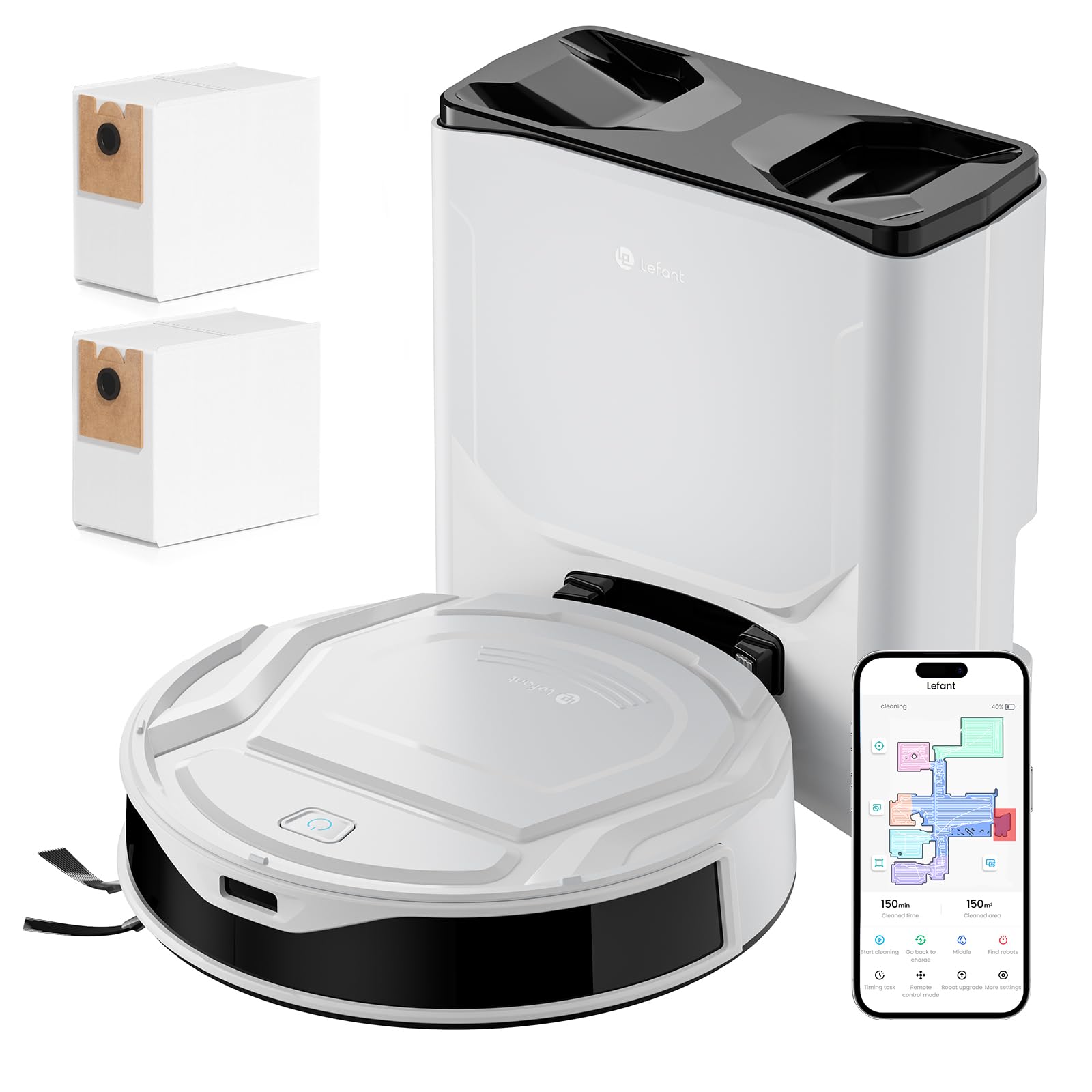 Lefant M210 PLUS in offerta su Amazon, robot compatto con base di raccolta a prezzo molto interessante