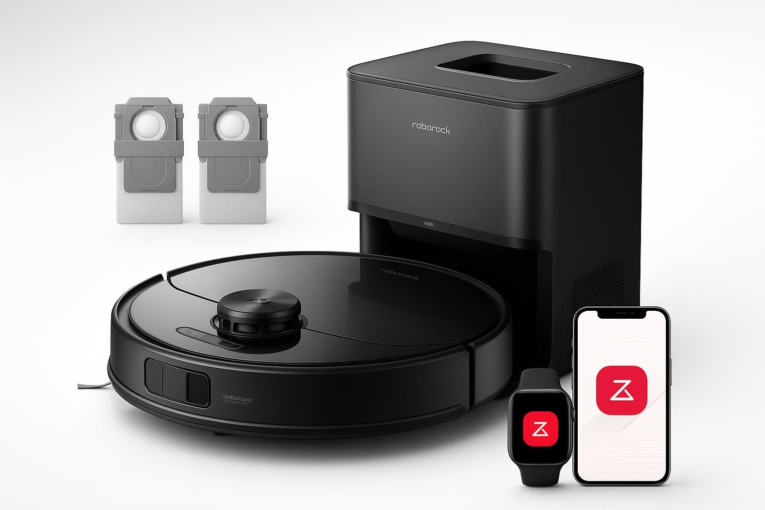 Roborock Q10 S5+ in offerta su Amazon: robot aspirapolvere e lavapavimenti completo con stazione inclusa