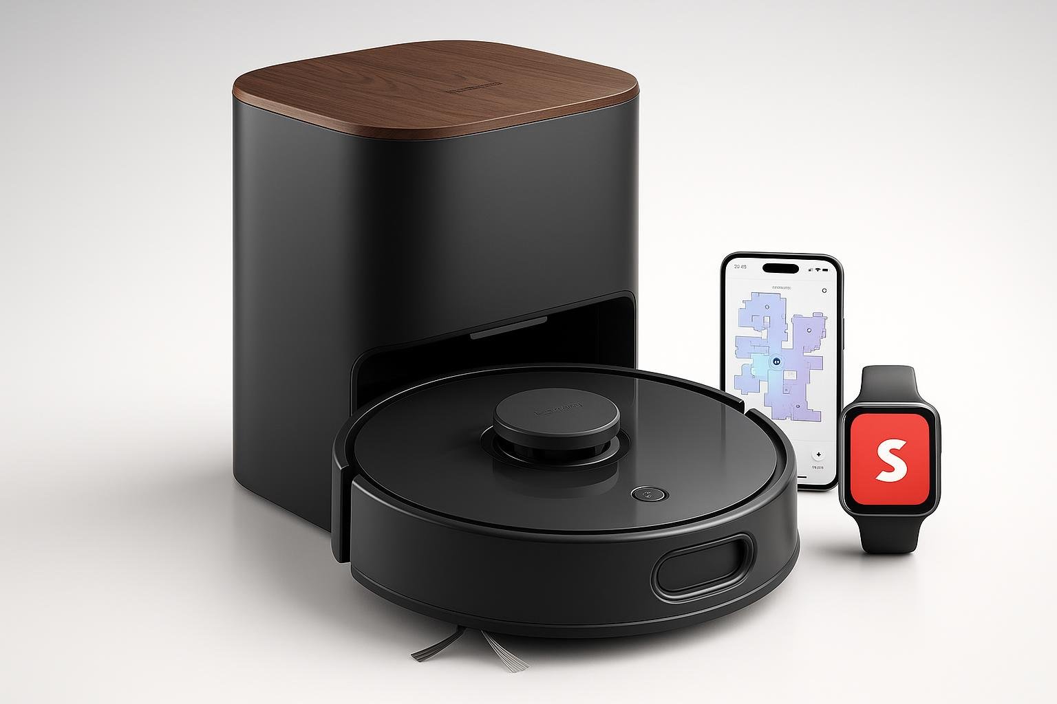 SwitchBot K11+ robot aspirapolvere e lavapavimenti, minimo storico su Amazon