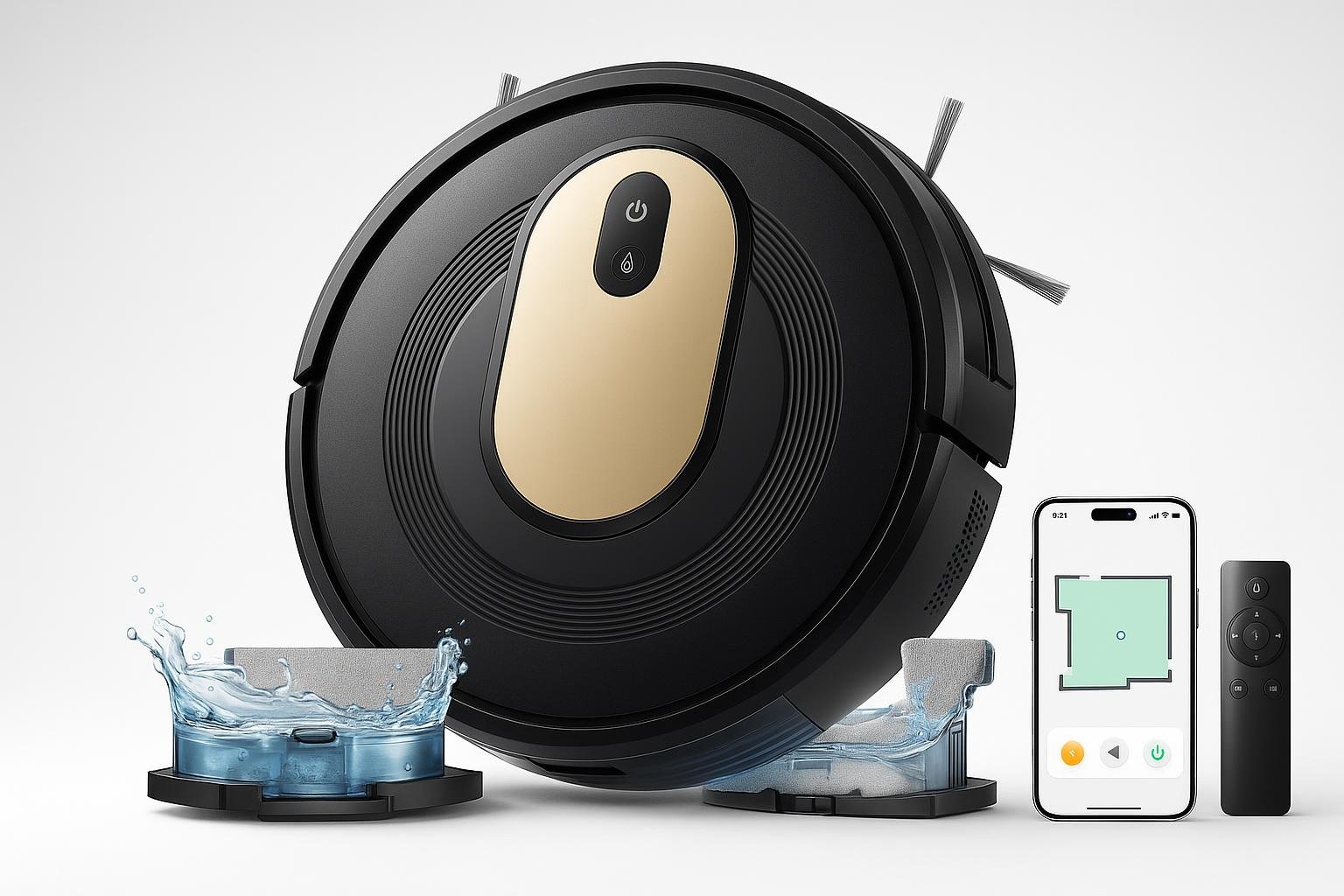 Vexilar W8, robot aspirapolvere lavapavimenti silenzioso a prezzo ribassato su Amazon