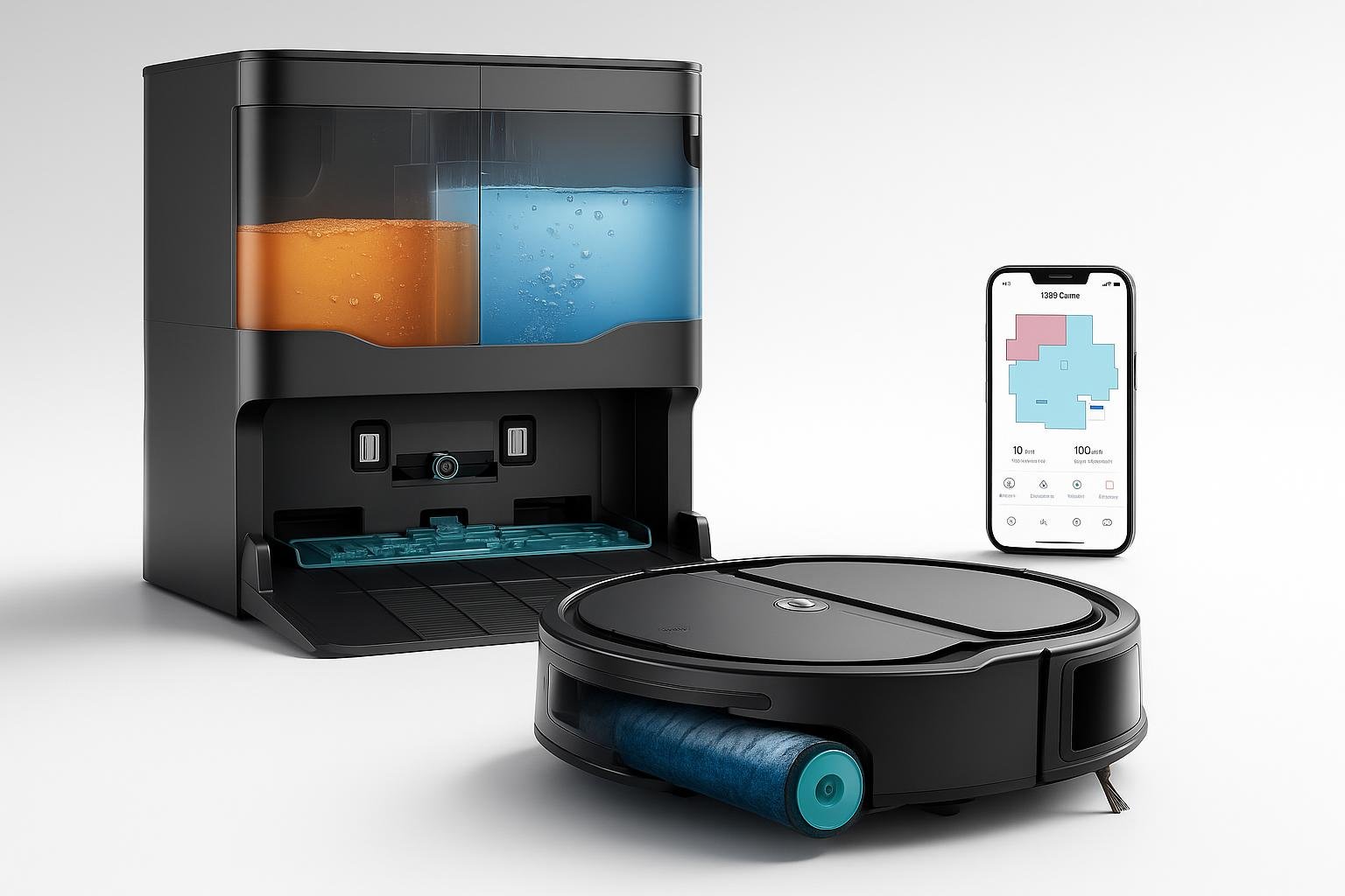 Lefant M210 Omni Mini, robot aspirapolvere lavapavimenti compatto in offerta su Amazon