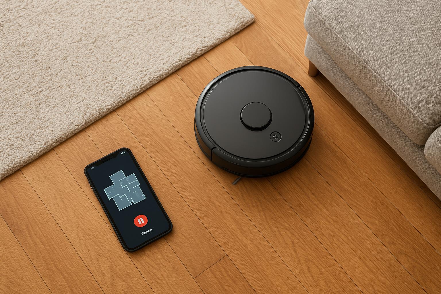 Come interrompere e riprendere una pulizia a metà con il robot aspirapolvere lavapavimenti senza rovinare la mappa