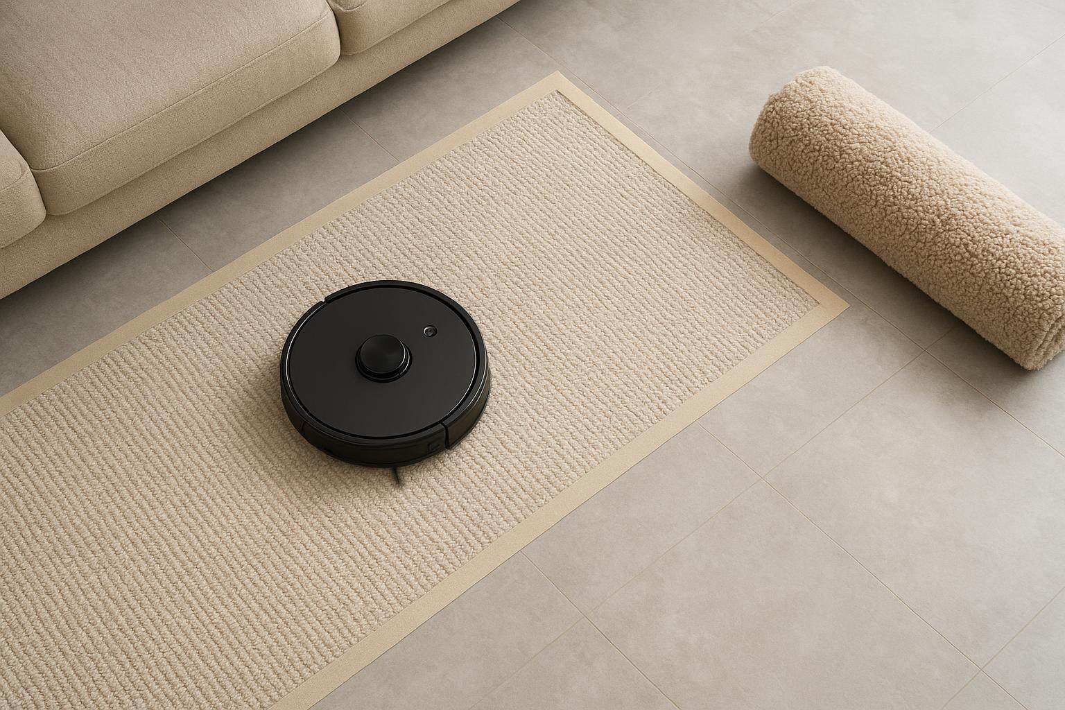 Come preparare tappeti e passatoie prima del lavaggio con il robot aspirapolvere lavapavimenti