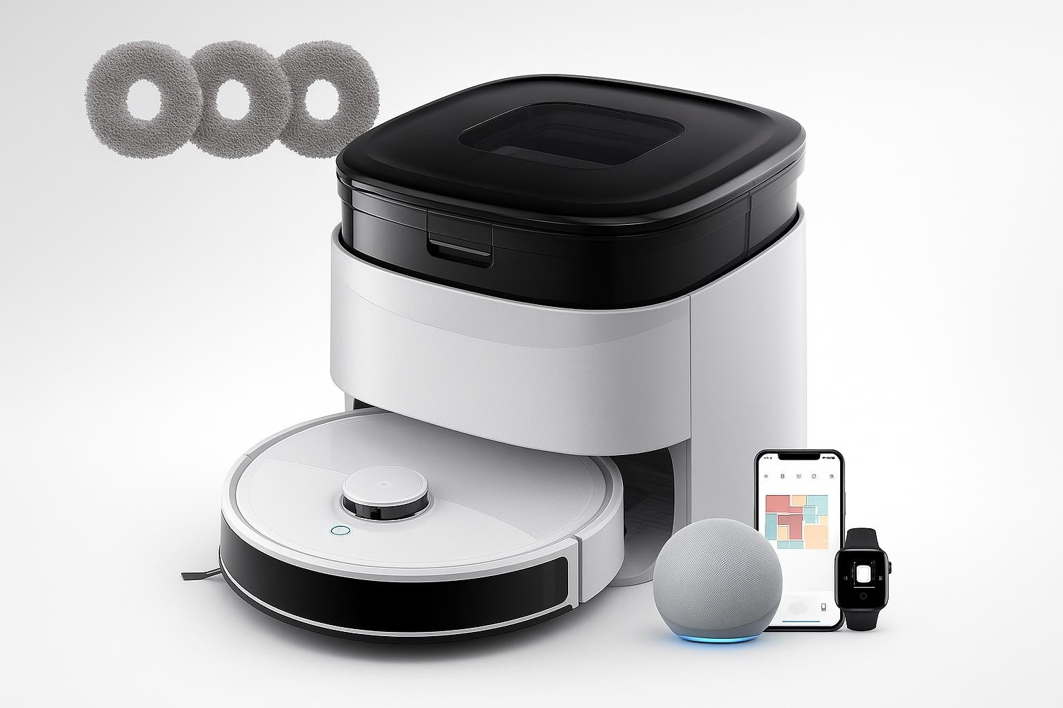 Lefant M3L, robot aspirapolvere lavapavimenti con stazione automatica in forte sconto su Amazon