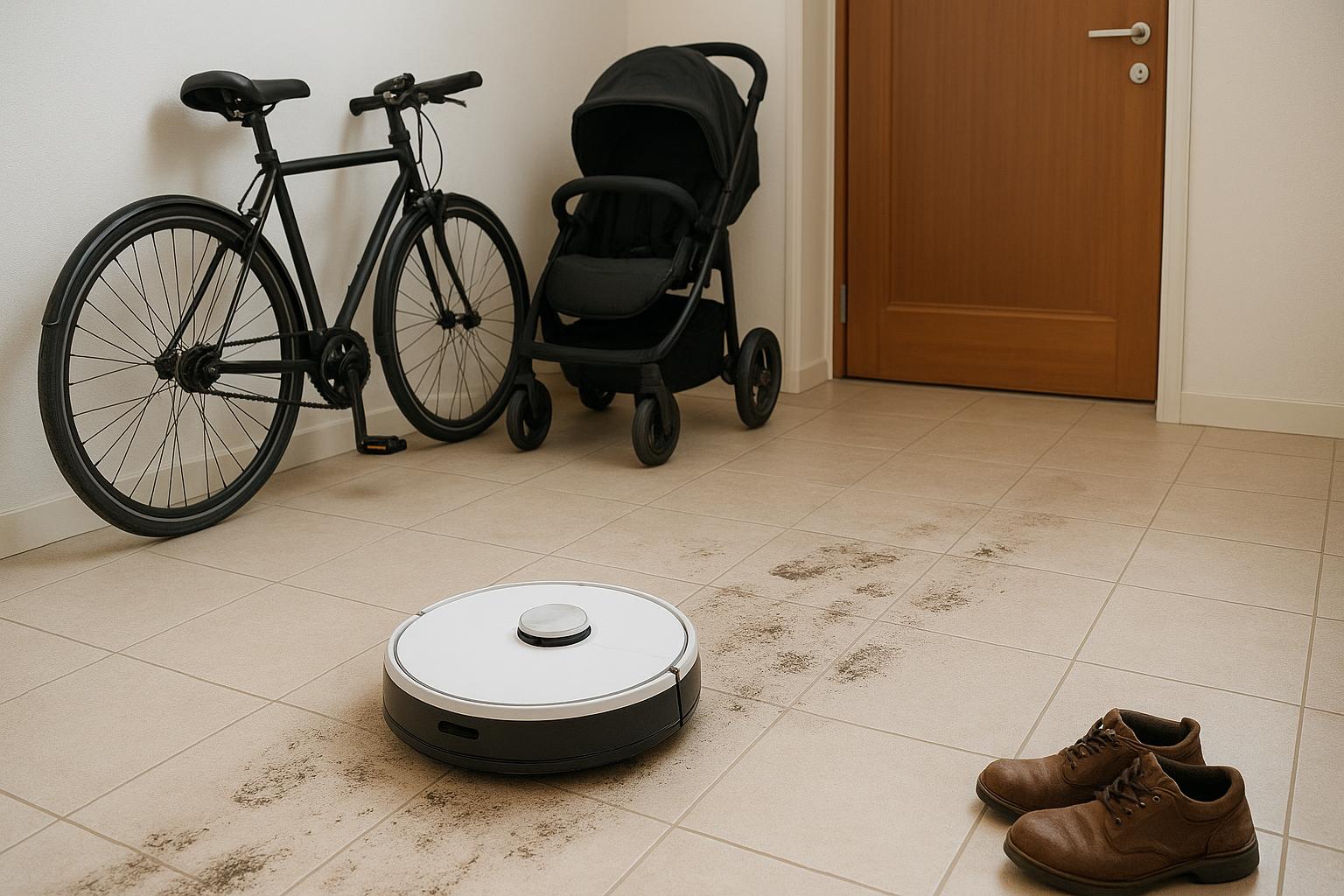 Robot aspirapolvere lavapavimenti per ingresso con bici, passeggini e scarpe da lavoro: come scegliere senza sbagliare