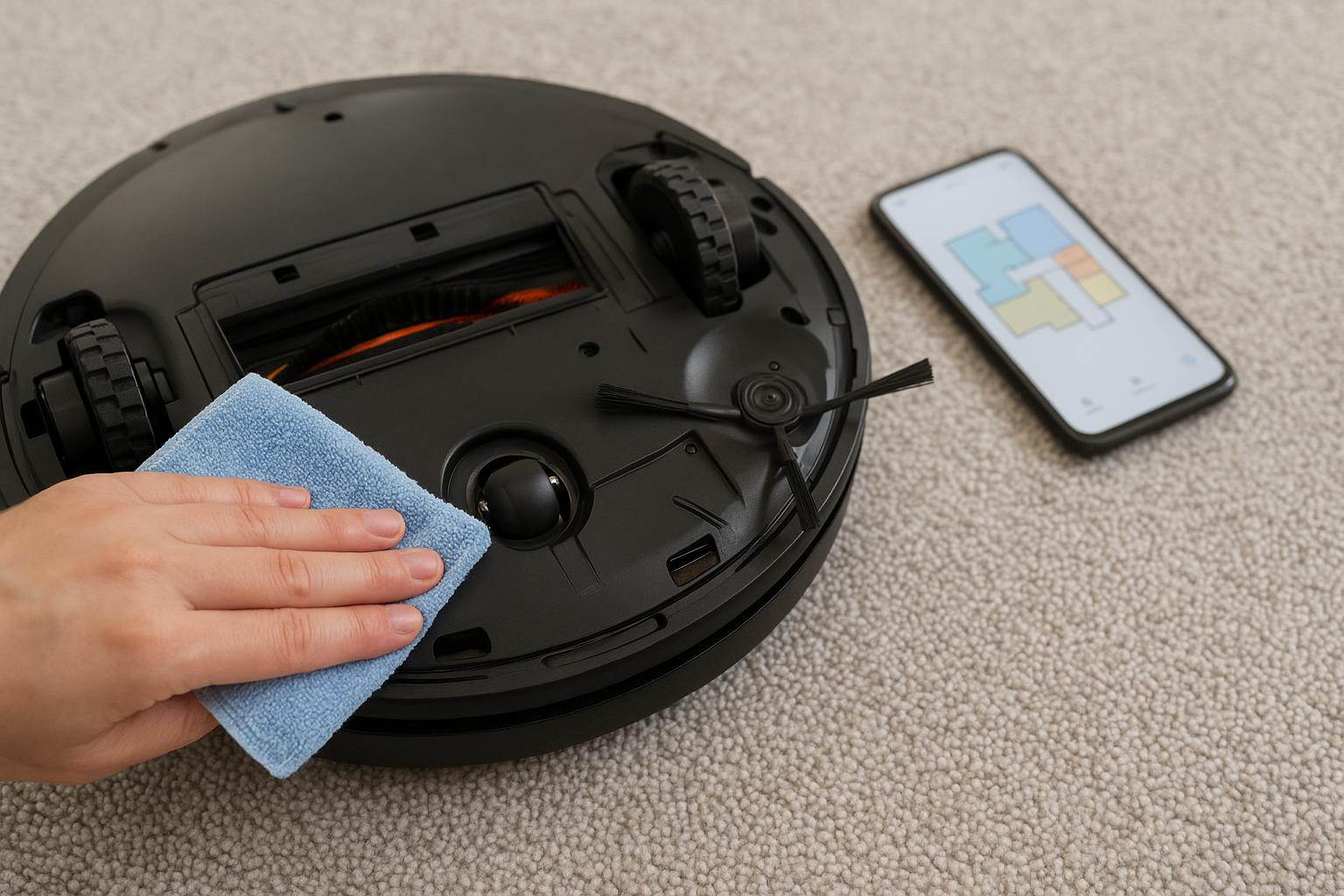 Come calibrare i sensori del robot aspirapolvere lavapavimenti quando la navigazione diventa imprecisa