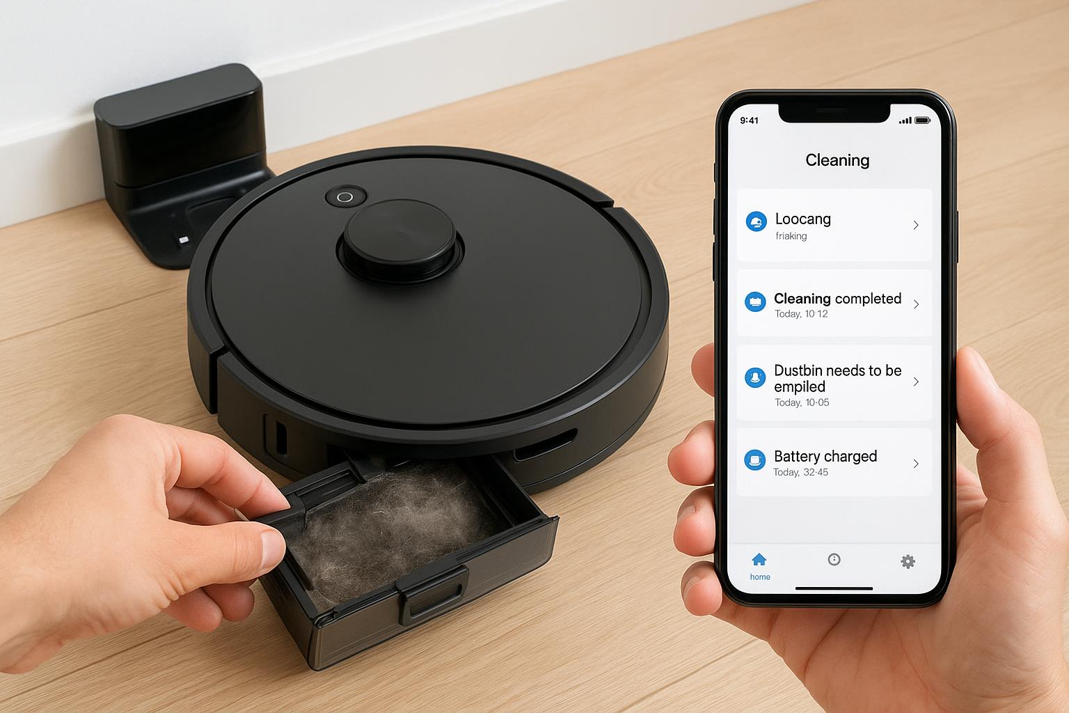 Come usare avvisi vocali e notifiche del robot aspirapolvere lavapavimenti per non dimenticare mai la manutenzione