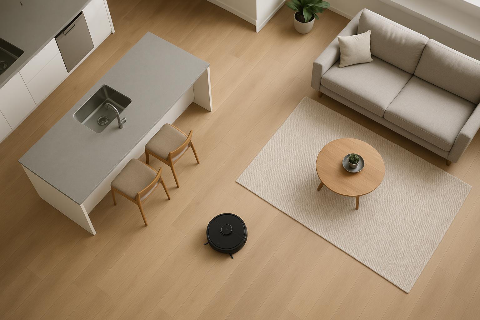 Come scegliere un robot aspirapolvere lavapavimenti in una casa open space con pochi muri interni