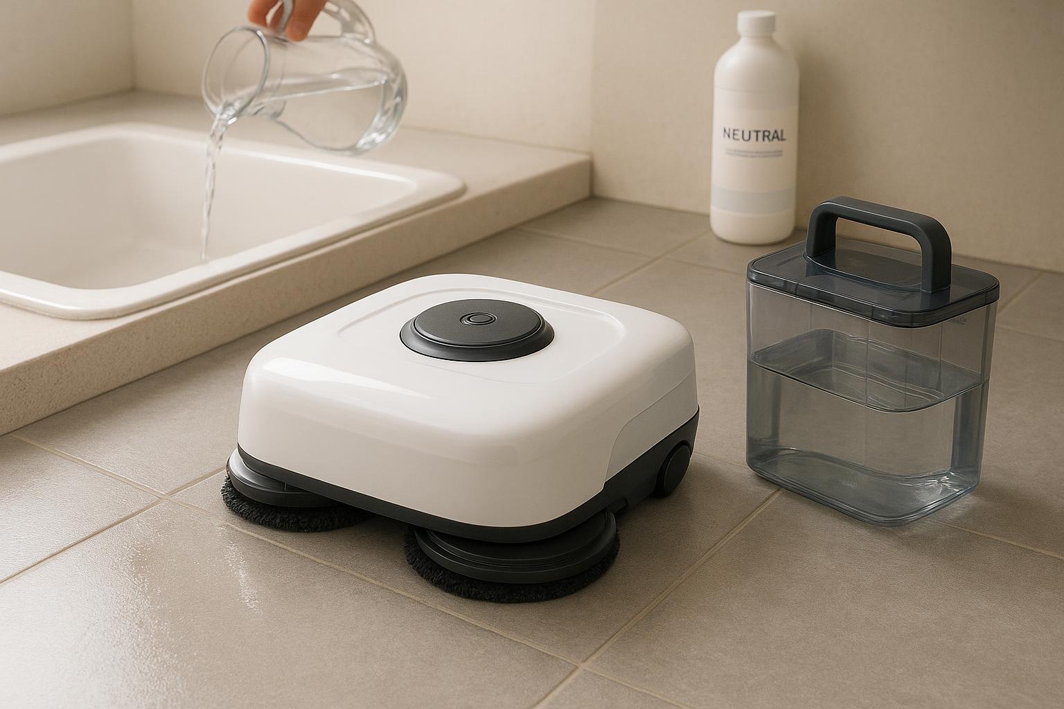 Come preparare correttamente l’acqua per il robot lavapavimenti: dosi, temperature e accortezze